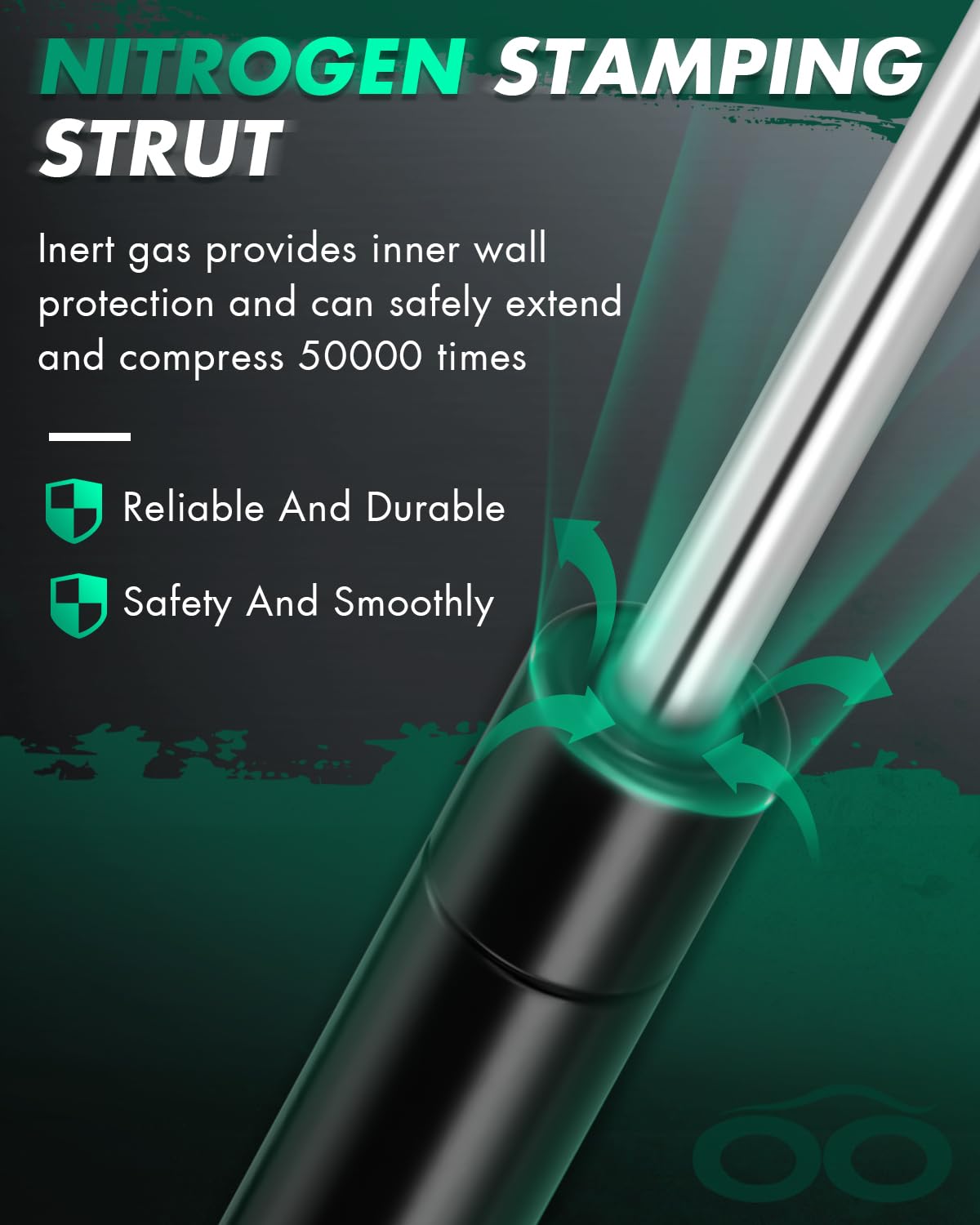 Scitoo Hood Lift Supports Replacement Struts Gas Springs Shocks Fit For Volkswagen Type-1 1998-2010