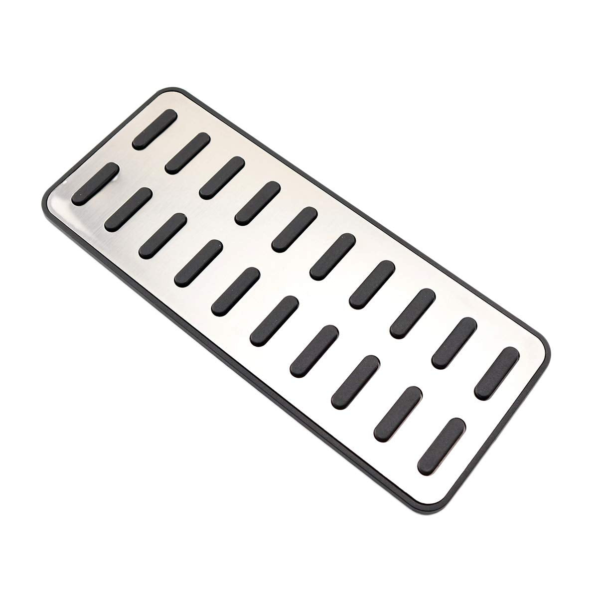 Mymoccy Car Foot Rest Pedal Cover For Hyundai Elantra I30 Santa Fe Tucson Kia Optima K5 Etc Footrest Accessories (Aluminum Alloy)