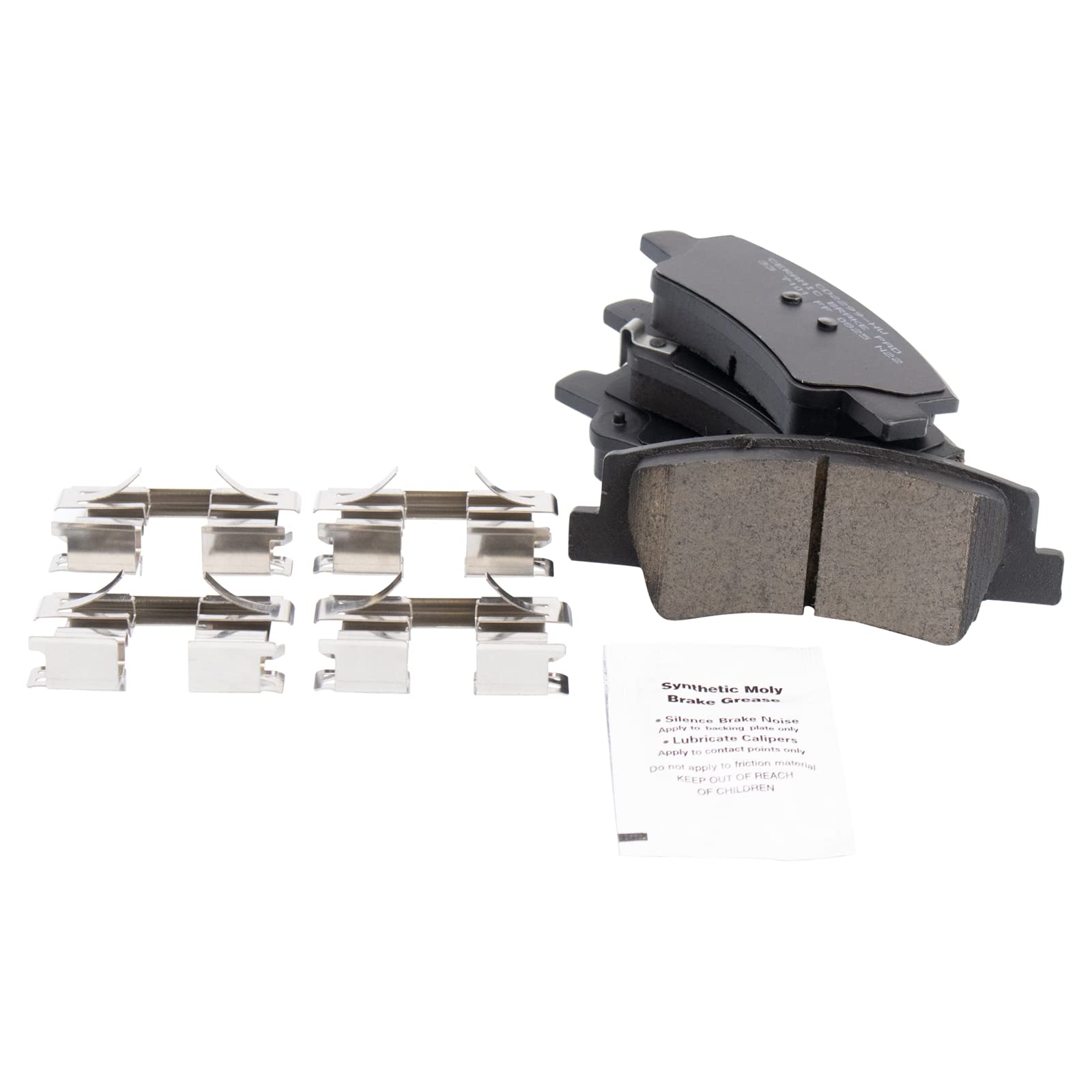 TRQ Rear Brake Pads Ceramic Compatible with 2020-2022 Hyundai Sonata 2022-2023 Tucson 2021 Kia K5 2023 Sportage