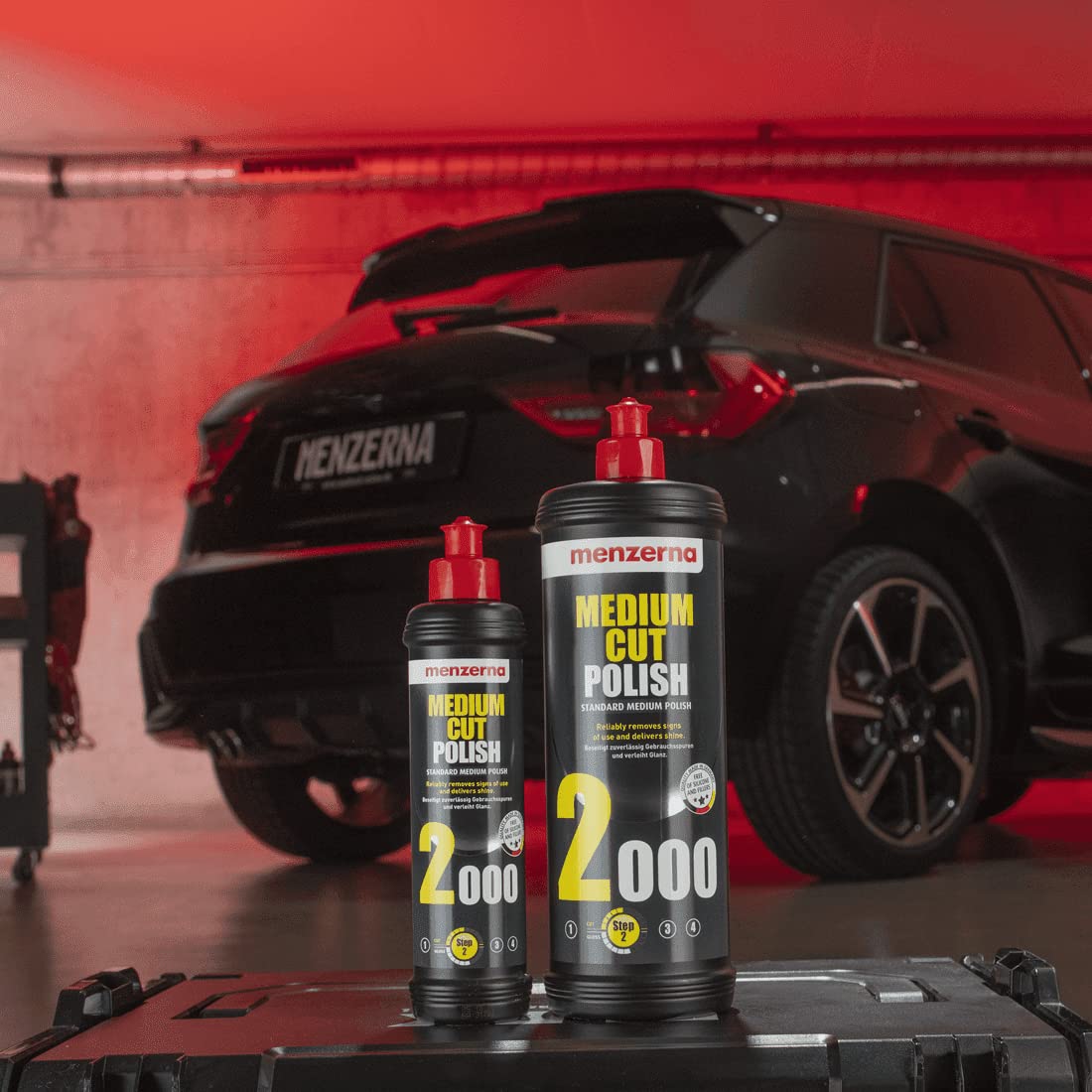 Menzerna Medium Cut Polish 2000 8 Fl Oz - The Classic Fine Abrasive Polish For The Removal Of Moderately Deep Scratches (Former Po91E &Po91L)