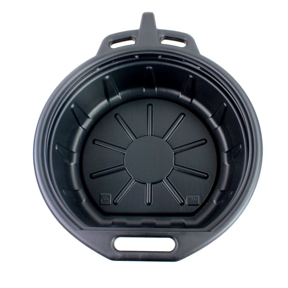 Capri Tools Cp21021 Portable Oil Drain Pan, Anti-Freeze, Black