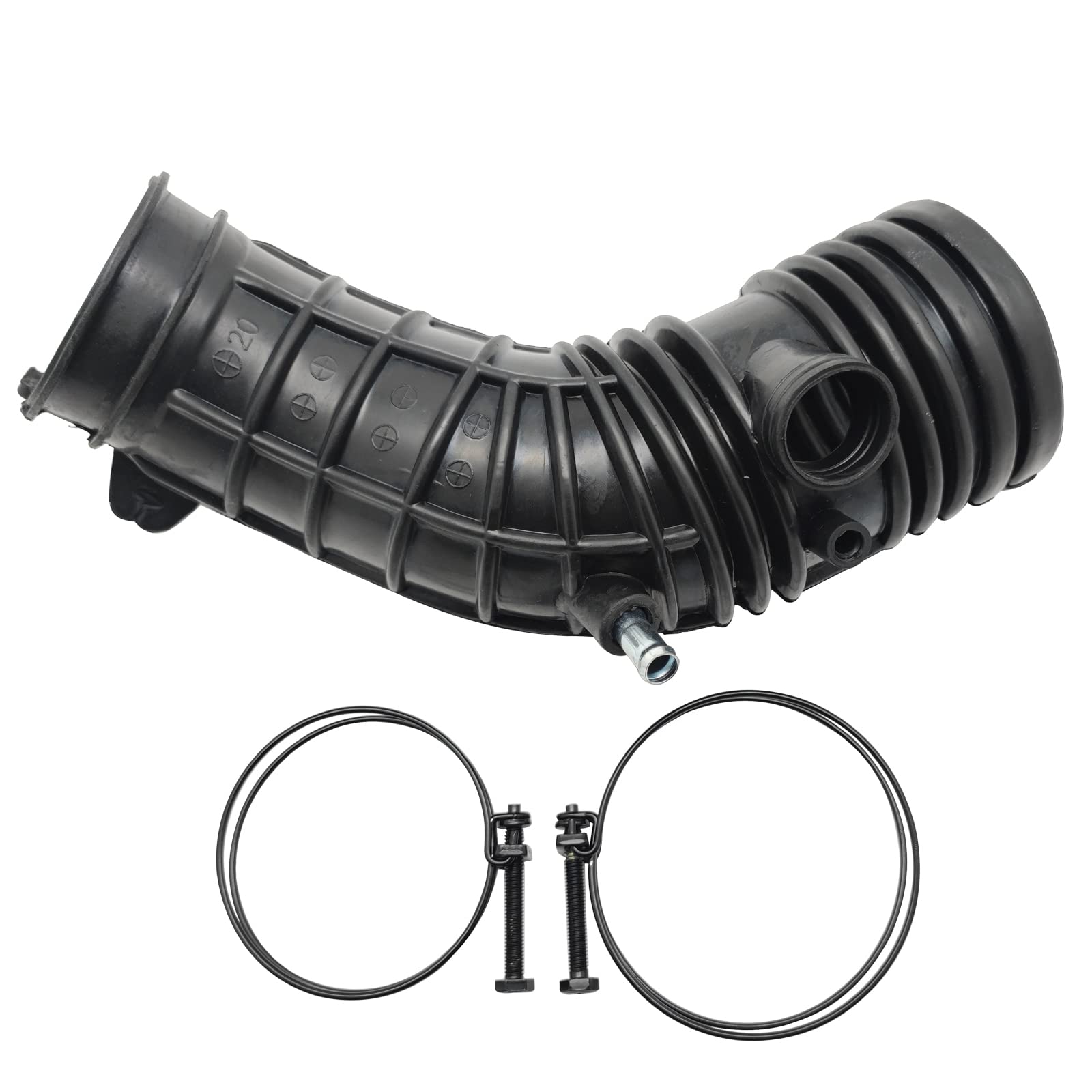 Air Intake Hose Cleaner Tube With Clamps For Honda Accord L4 2.4L 2003 2004 2005 2006 2007 (Oem# 696-739 17228-Raa-A00)