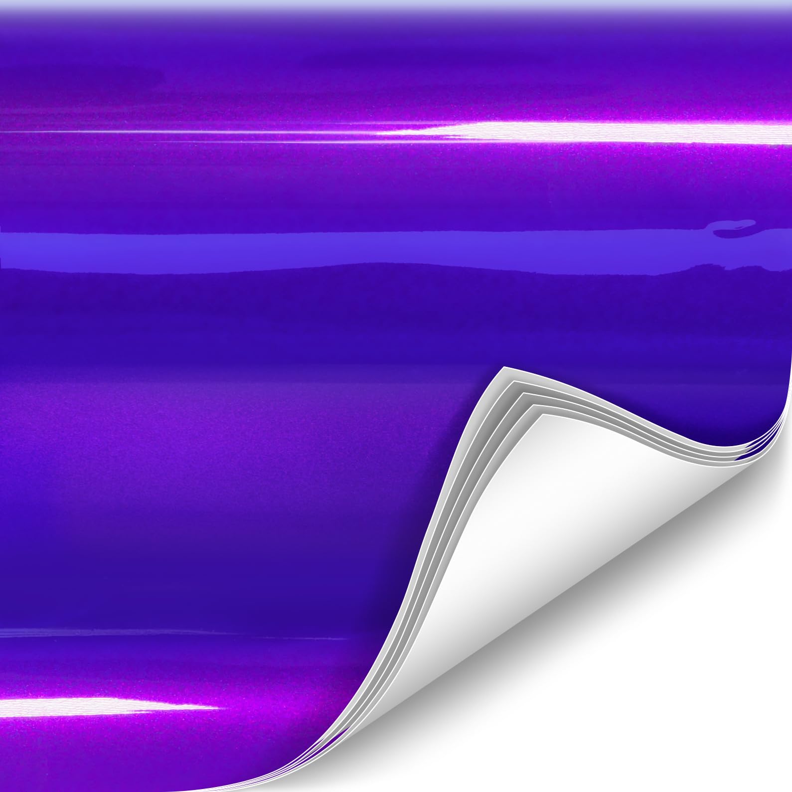 Colorfusion Ppf By Vvivid, Gloss Flip Purple Blast Dry Apply Ppf Vinyl Car Wrap Roll 1Ft X 5Ft