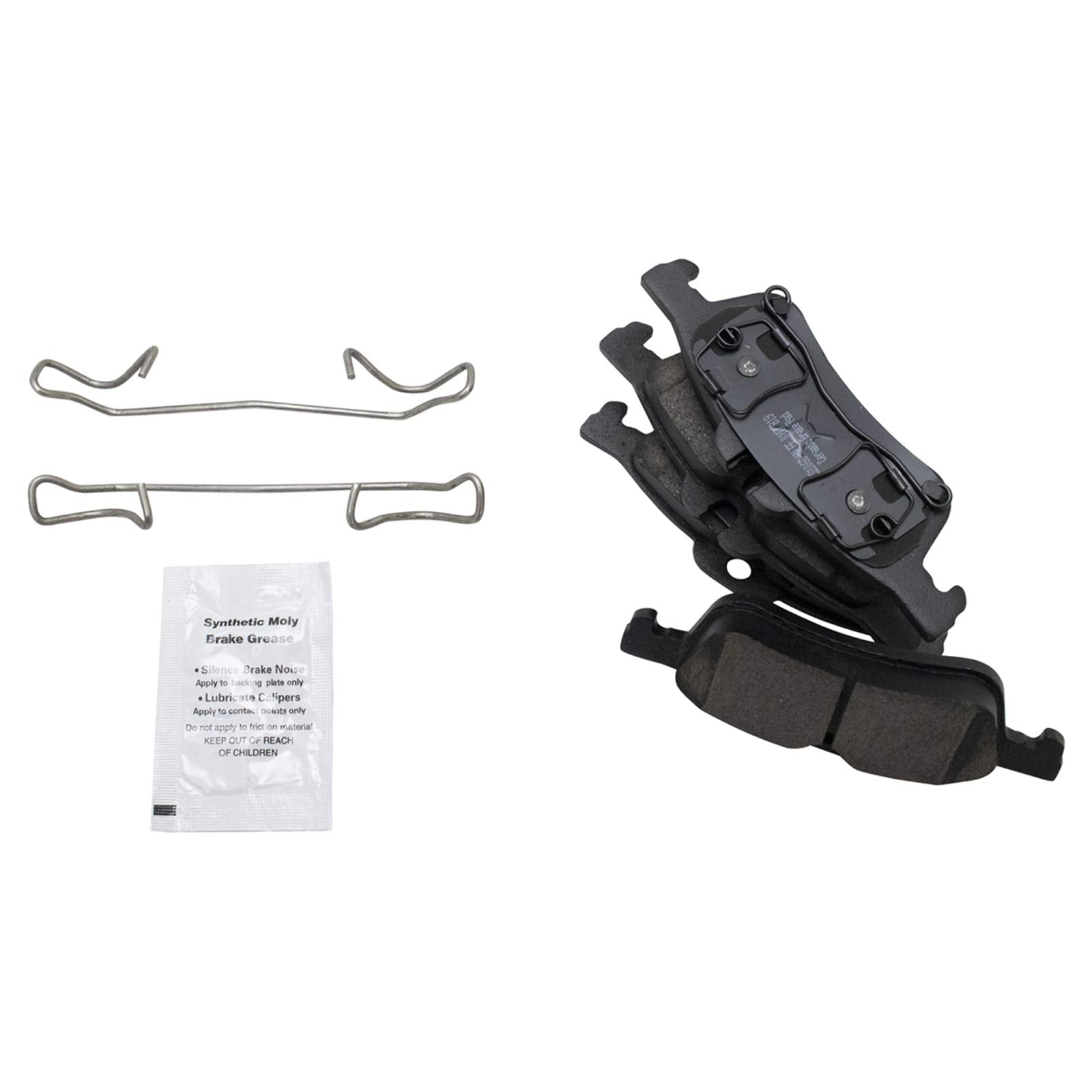 Trq Front And Rear Brake Pad & Rotor Kit Brake Pads Brake Rotor Ceramic Compatible With 2002-2006 Mini Cooper