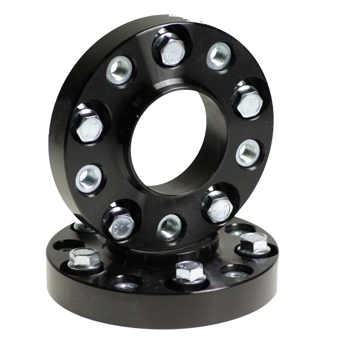 VLAOSCHI Black Forged 5x100 to 5x112 Hubcentric Wheel Adapters 25mm with 14x1.5 Bolts 57.1mm Hub Bore Compatible with Volkswagen