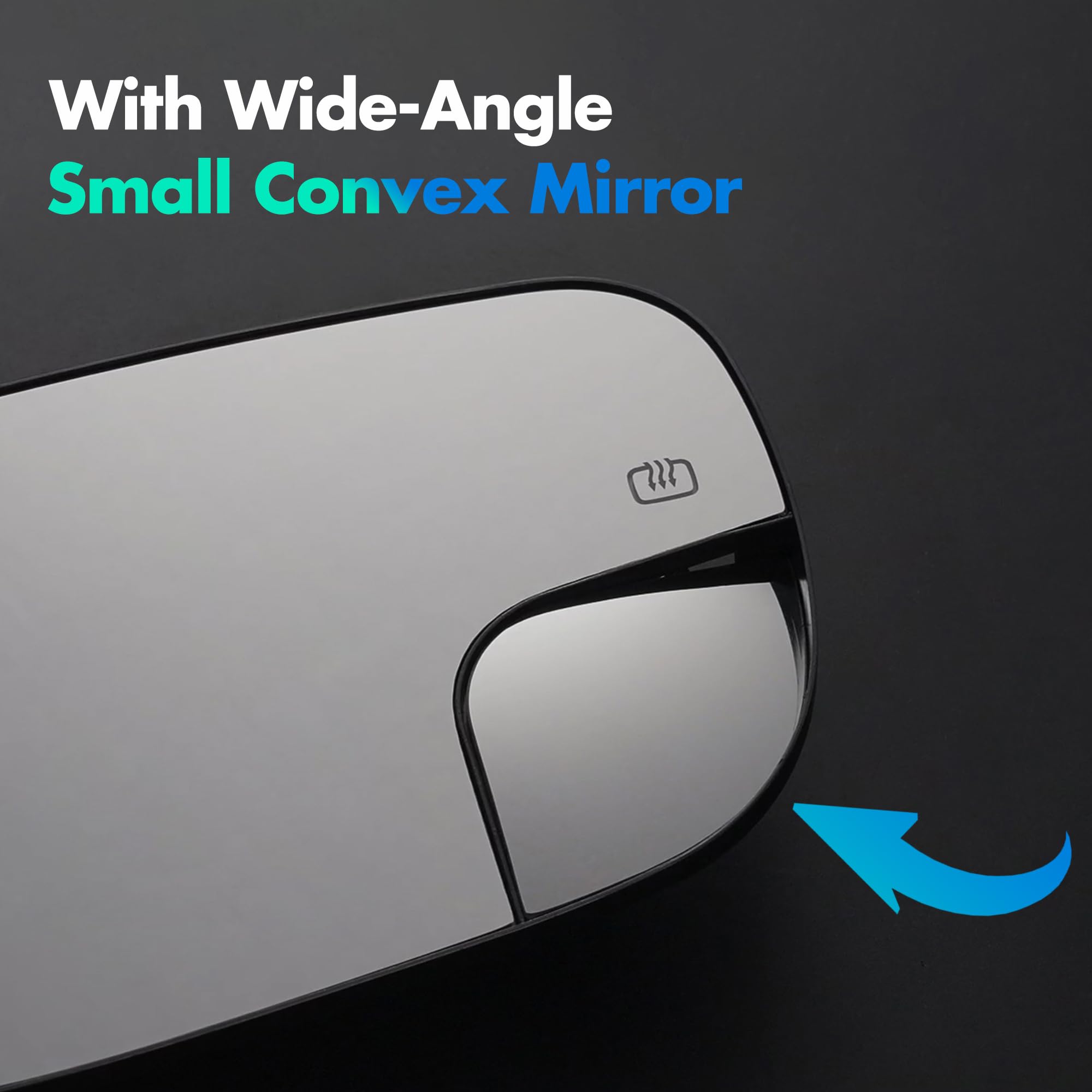 SNEMEEY Compatible with Toyota Sienna Driver Side Mirror 2014 2015 2016 2017 2018 2019 2020, Power Heated Left Side View Mirror