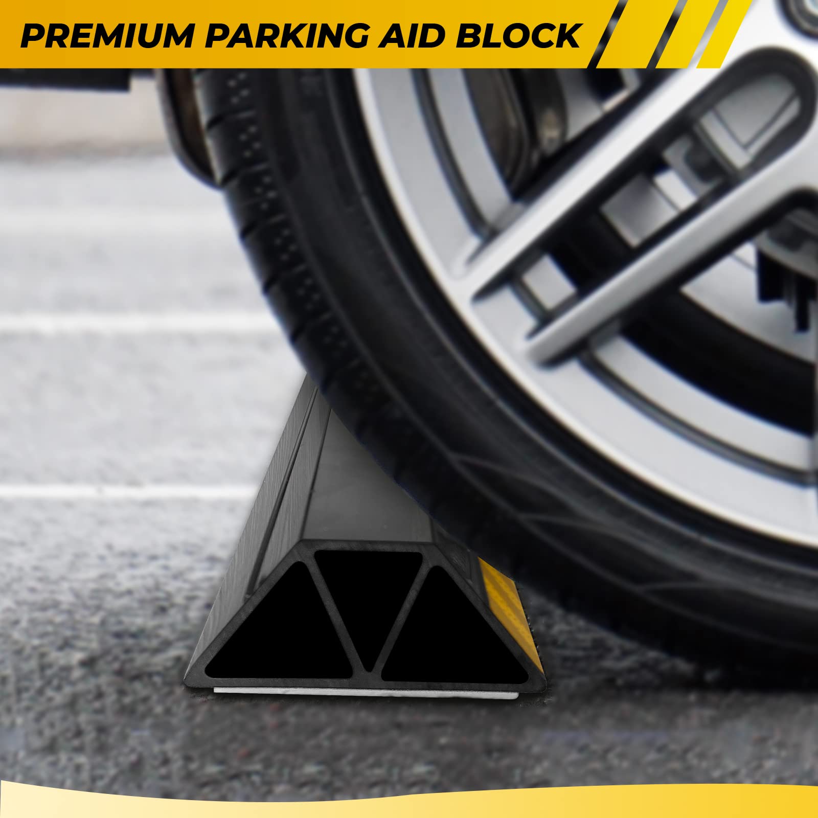 HOXWELL Heavy Duty 16" Parking Aid - 2 Pack Garage Wall Protectors, Easy Install, Model NBTS555-16-2P