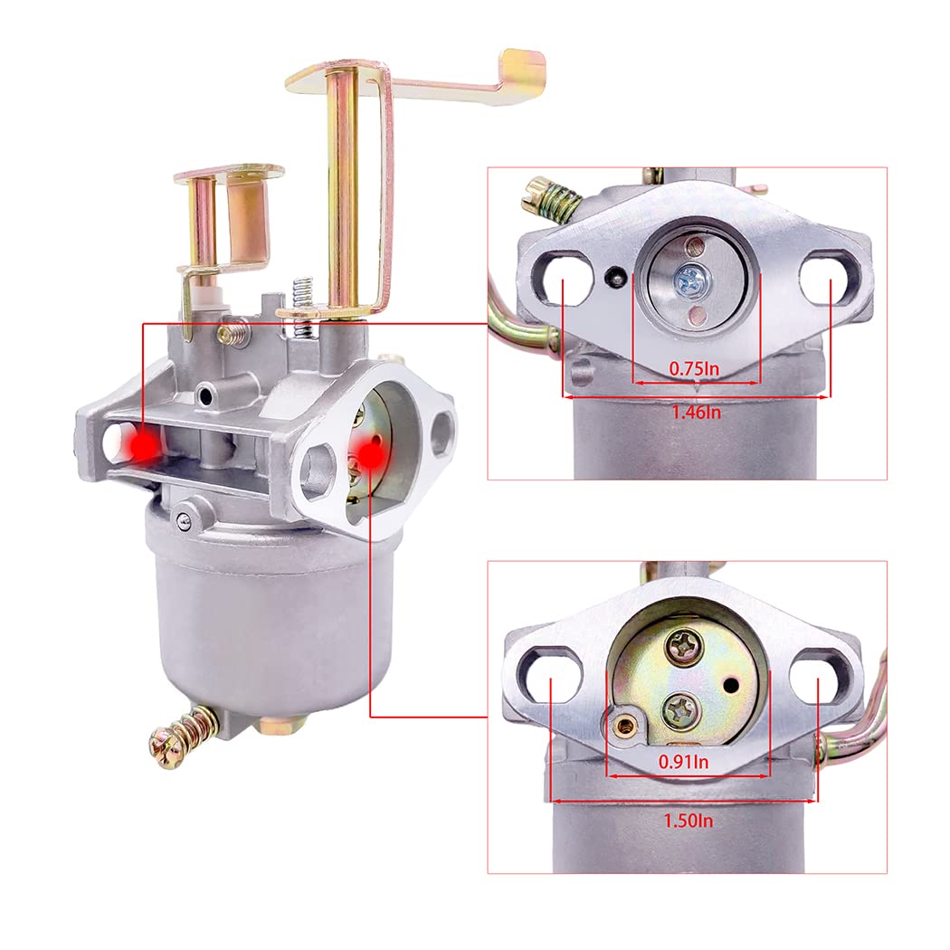 Aniro Moto Carburetor for Predator 79cc 98cc 99cc - Model 8124 69733, Compatible with Mini Bikes & Go-Karts, Includes Gaskets & Fuel Line