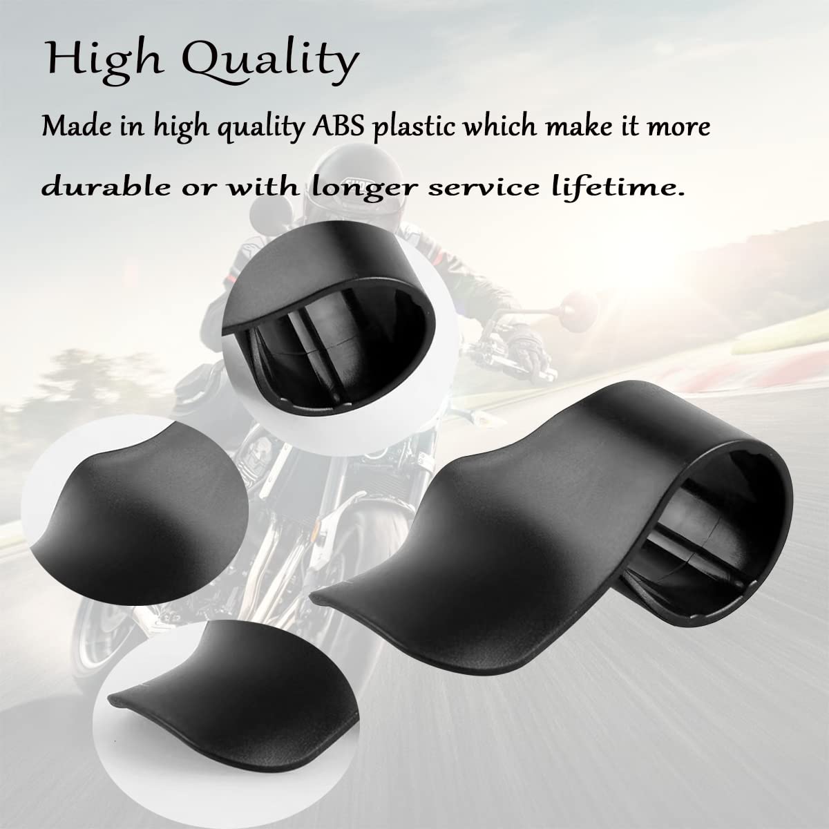 JRangelp Universal Motorcycle Cruise Control 2.5cm/0.98inch Motorcycle Throttle Holder Cruise Assist Hand Rest Grips Handlebar O