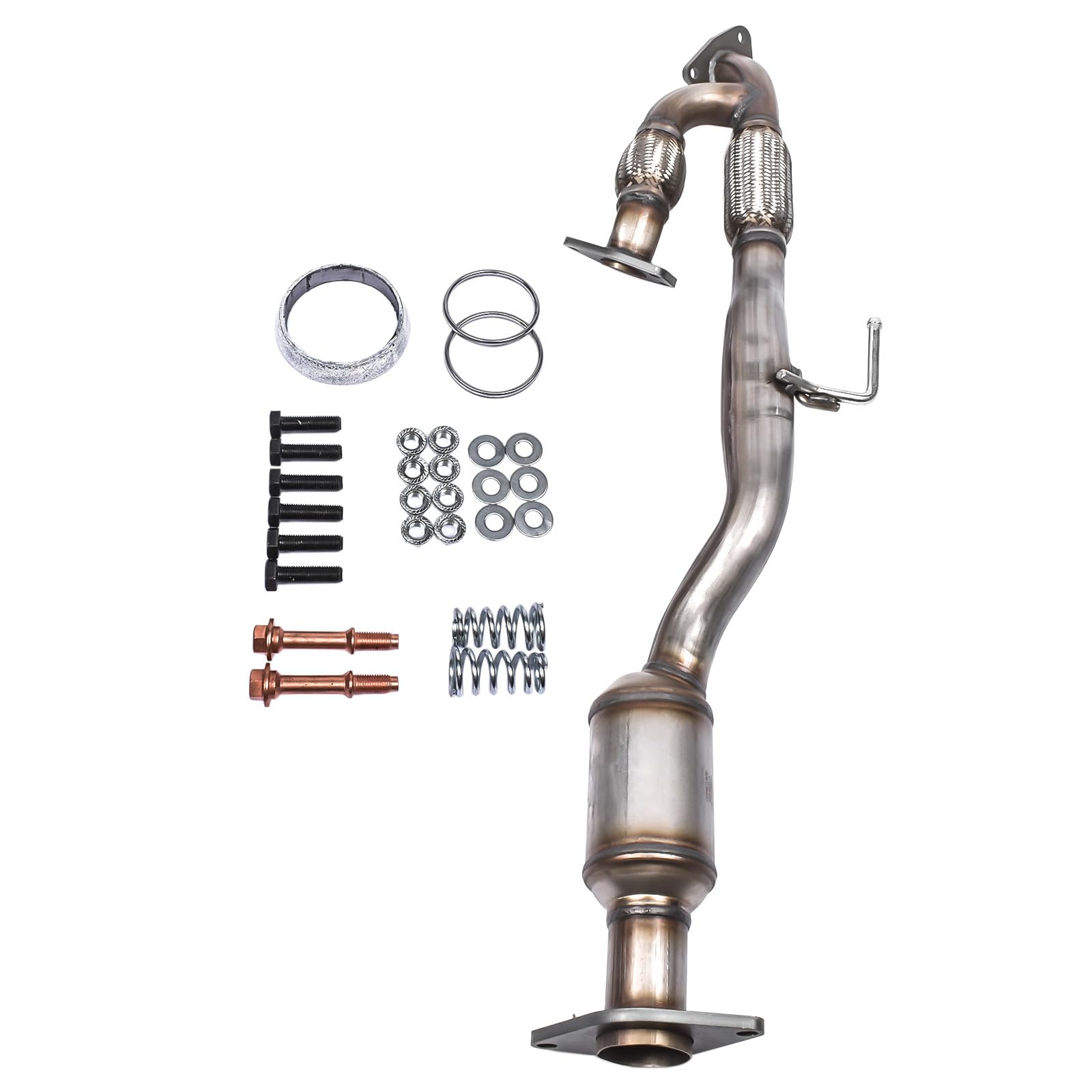 Woosphy Rear Catalytic Converter with Flex Pipe Replacement for Nissan Murano 2009-2014 Altima 2007-2013 Infiniti QX60 3.5L 2014