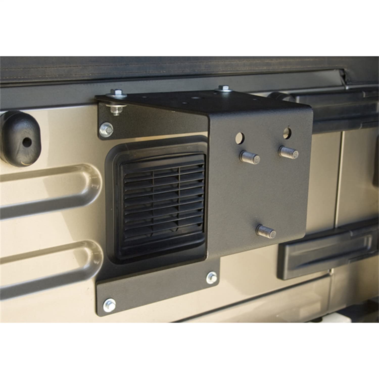 Rugged Ridge 11585.01 Spare Tire Carrier Mount, Heavy Duty; 87-06 Jeep Wrangler Yj/Tj,Black