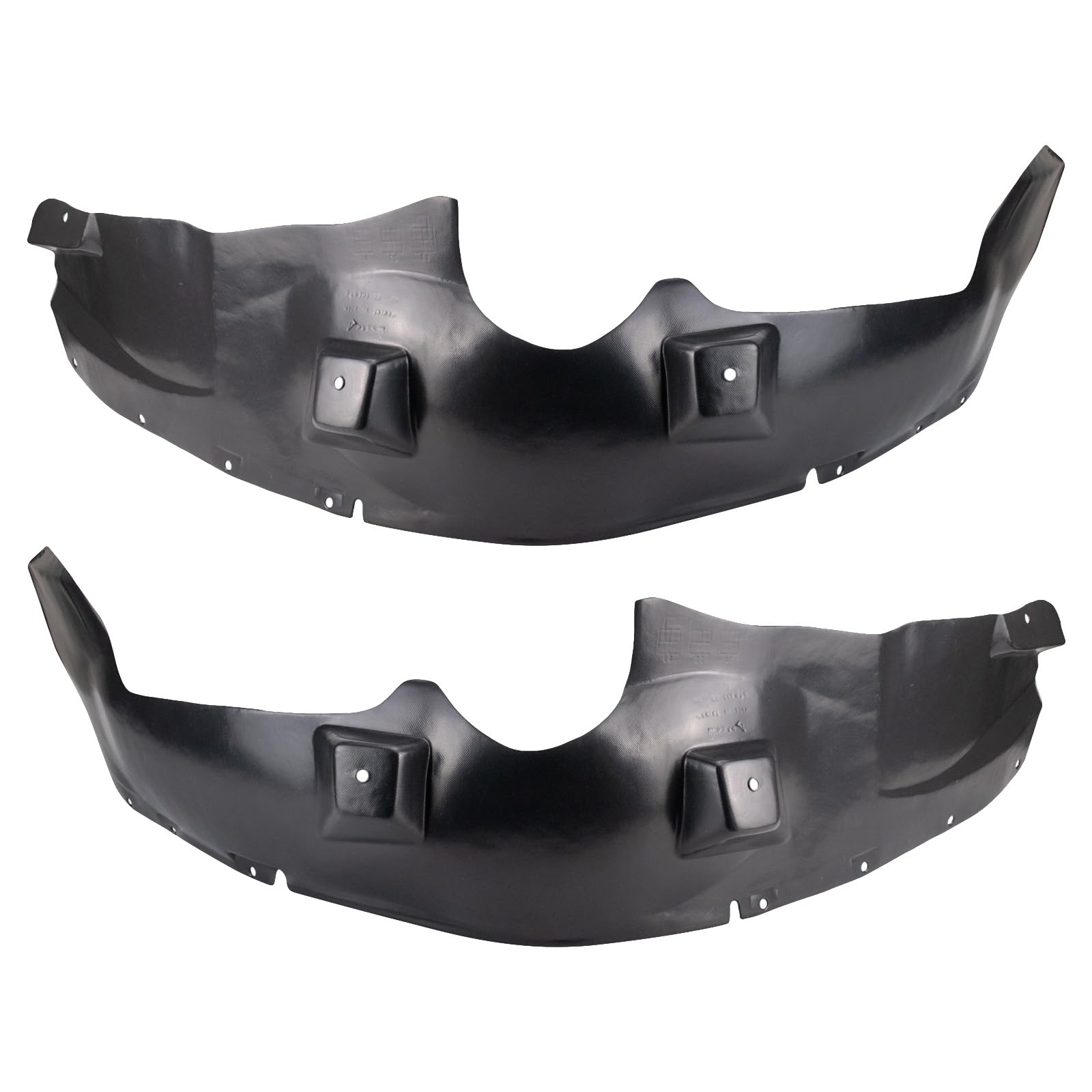 Trq Inner Fender Liner Set Compatible With 2002-2007 Saturn Vue Gm1248135 Gm1249135