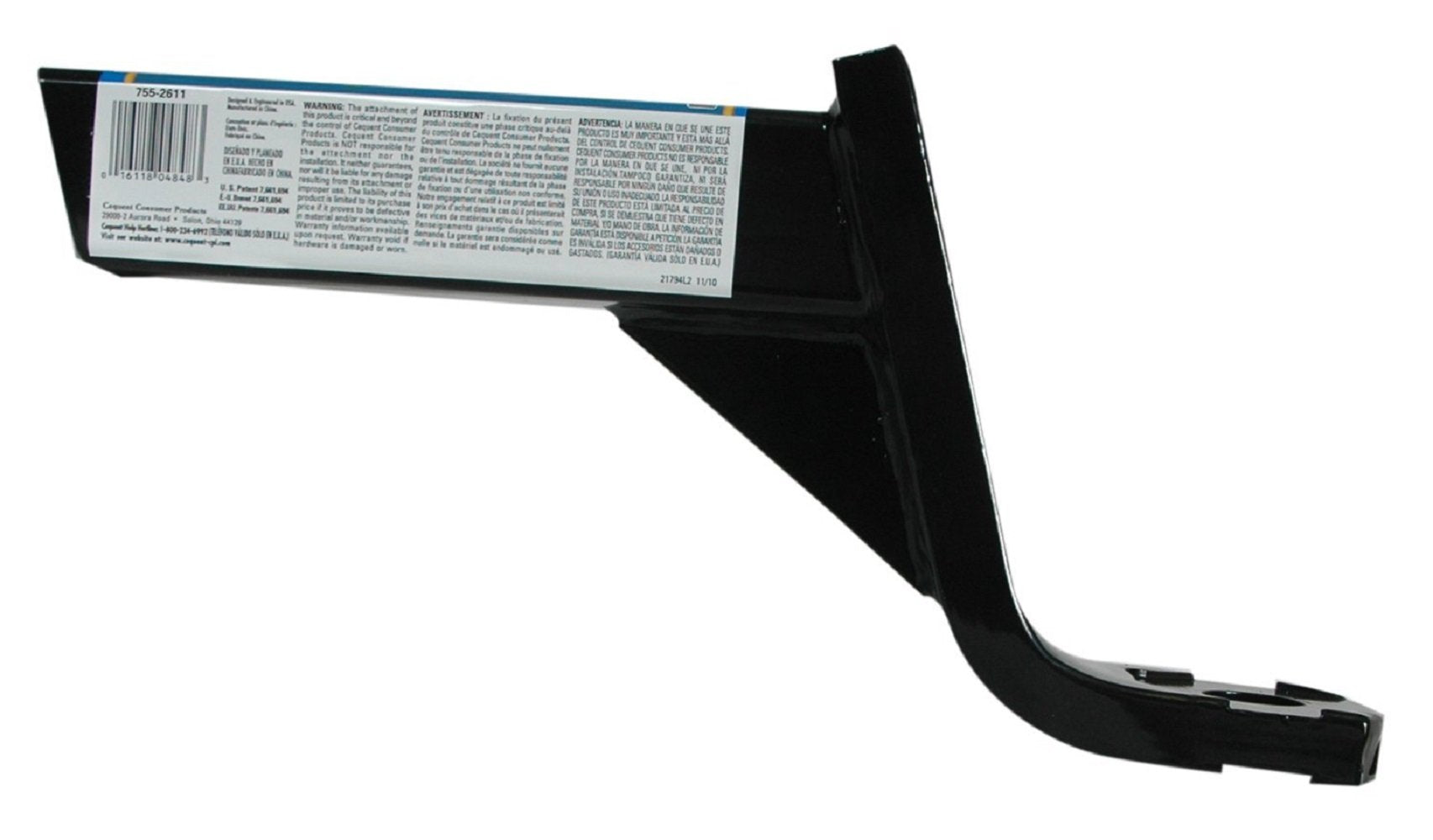 Reese Towpower Class III Interlock Ball Mount, Steel, 8", Black, Model 21794