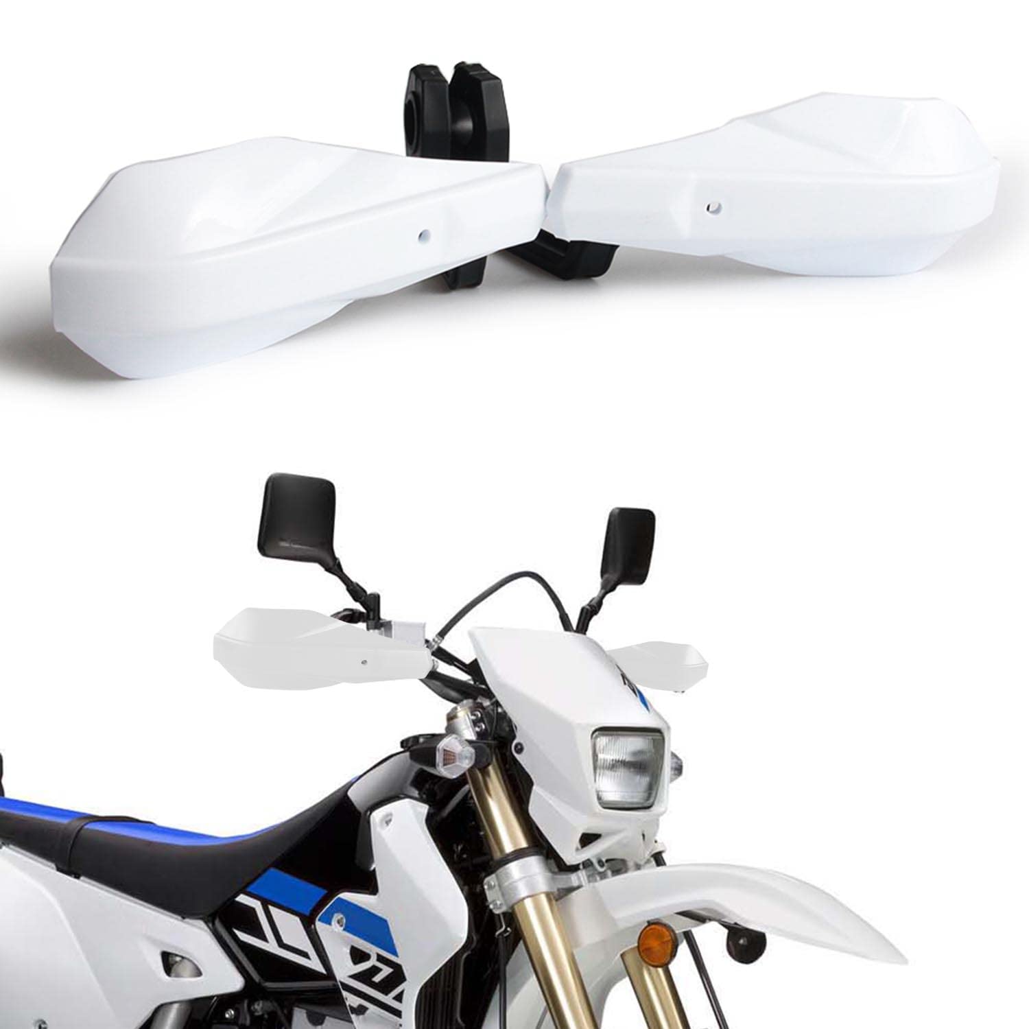 Anxin Motorcycle Plastic Handguards 7/8''22Mm And 1 1/8''28Mm Hand Guards Protector Protection For Motocross Dirt Bike Off Road 