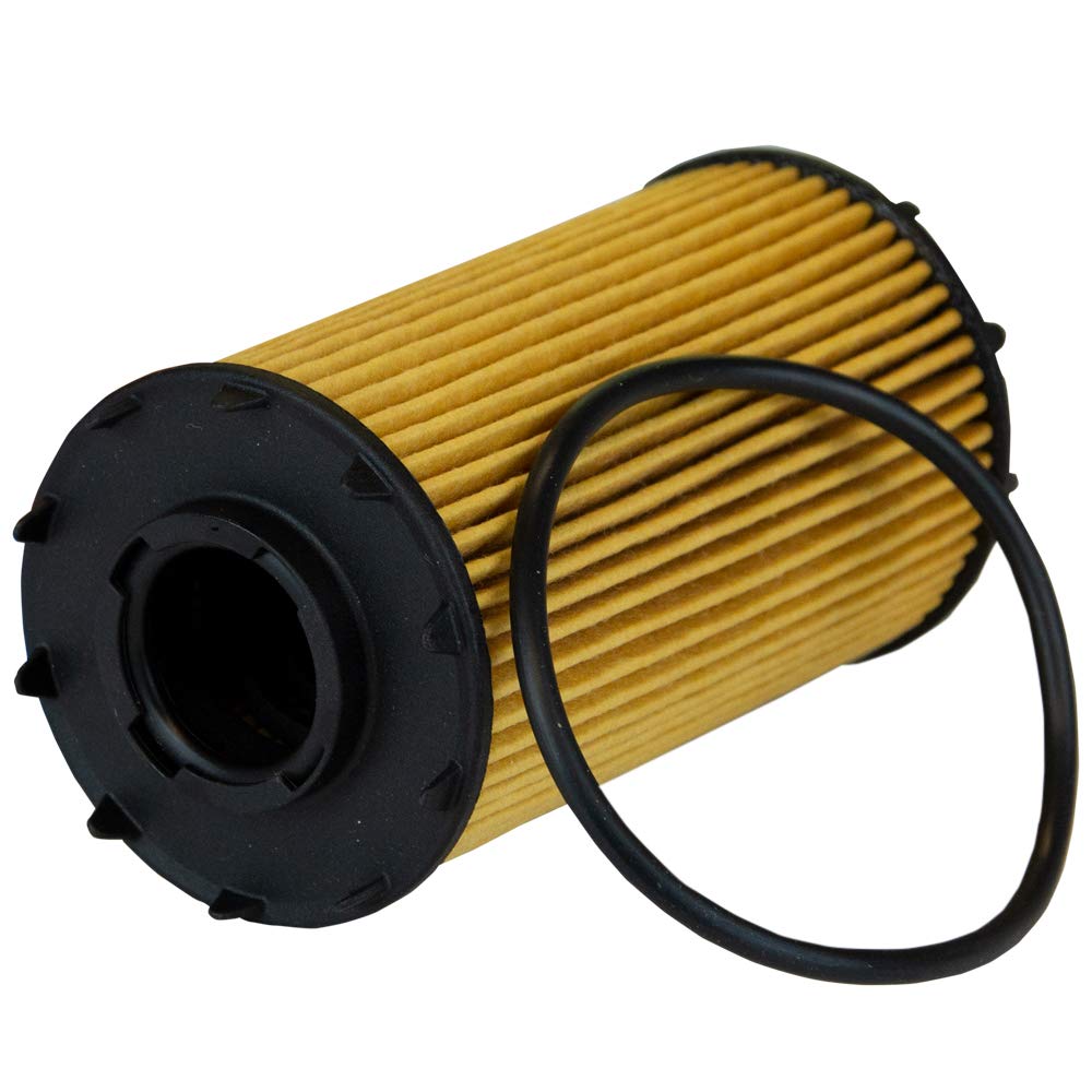 ECOGARD X11534 Premium Cartridge Engine Oil Filter for Conventional Oil Fits Audi SQ5 3.0L 2018-2021, Q8 3.0L HYBRID 2019-2020,