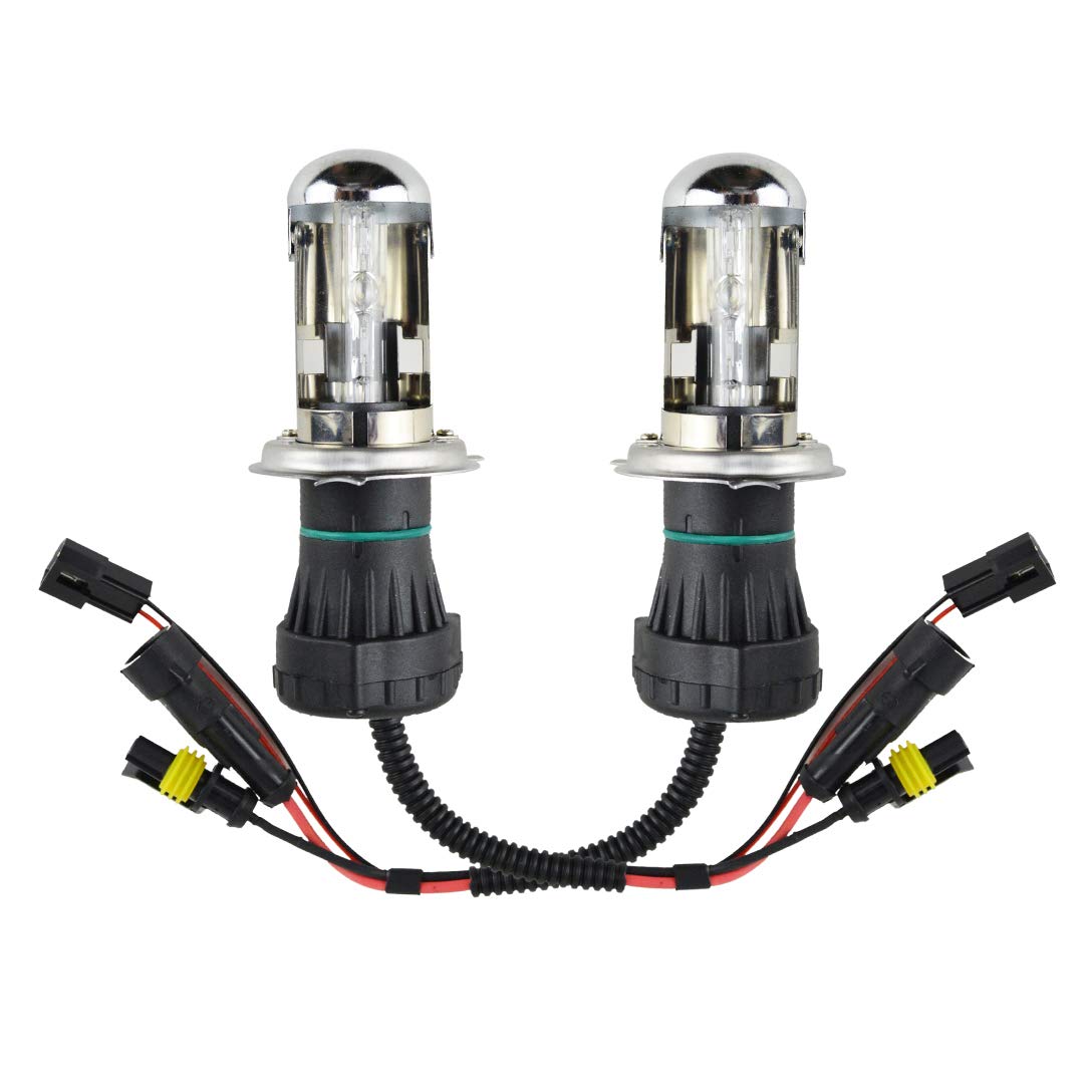Innovited Hid Xenon H4 9003 8000K Bi Xenon Replacement Hi/Lo Bulbs (1 Pair)
