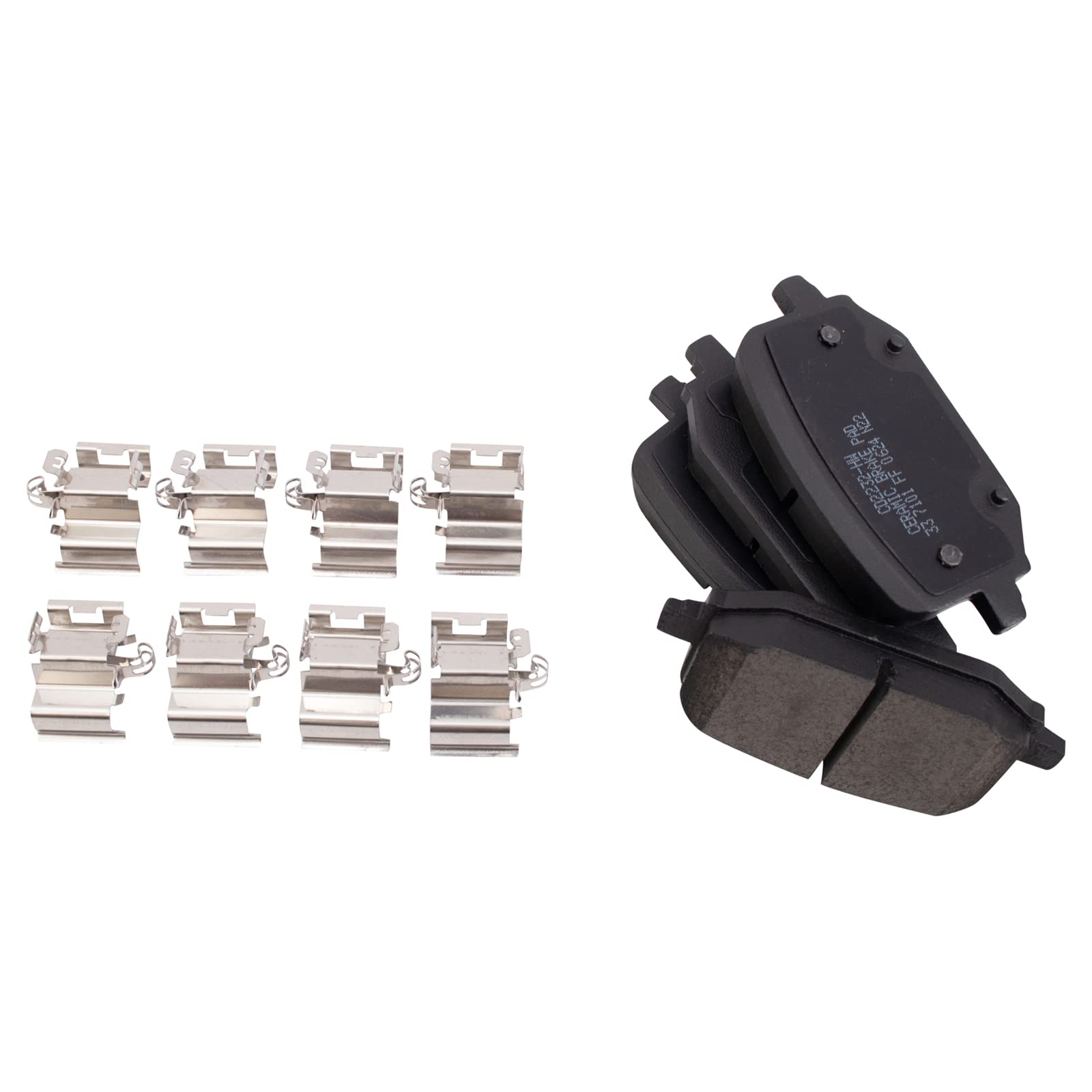 TRQ Rear Brake Pads Ceramic Compatible with 2020-2022 Ford Explorer Lincoln Aviator