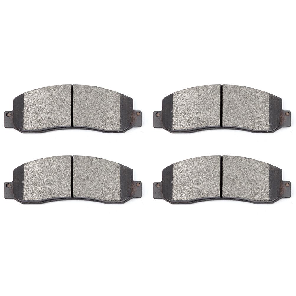 Eccpp D1069-7974 Front Semi Metallic Disc Brake Pad Set Fit For Ford For F-250 Super Duty 2005-2011,For Ford For F-350 Super Dut