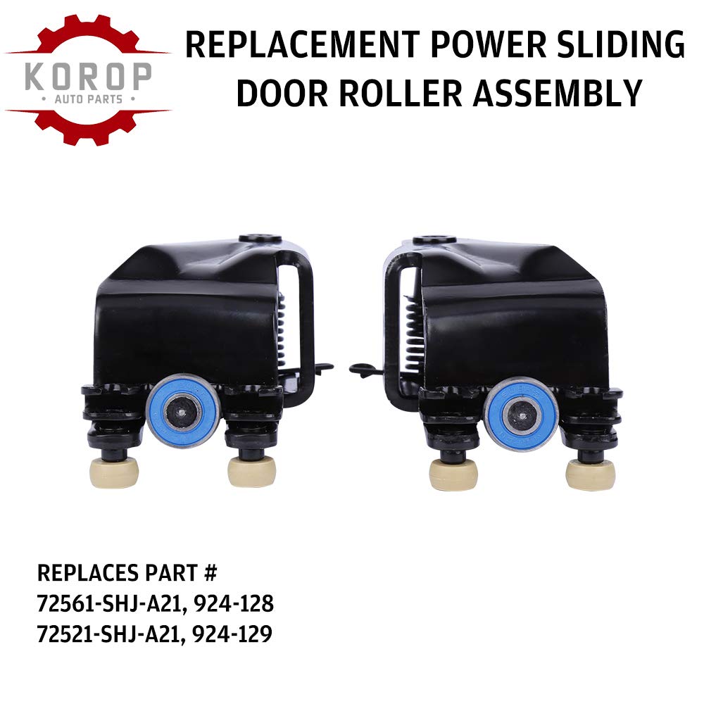 Sliding Door Roller 1 pair for 2005-2010 Honda Odyssey EX EX-L Touring,Power Slide Door Roller Assembly Replace # Left 72561-SHJ