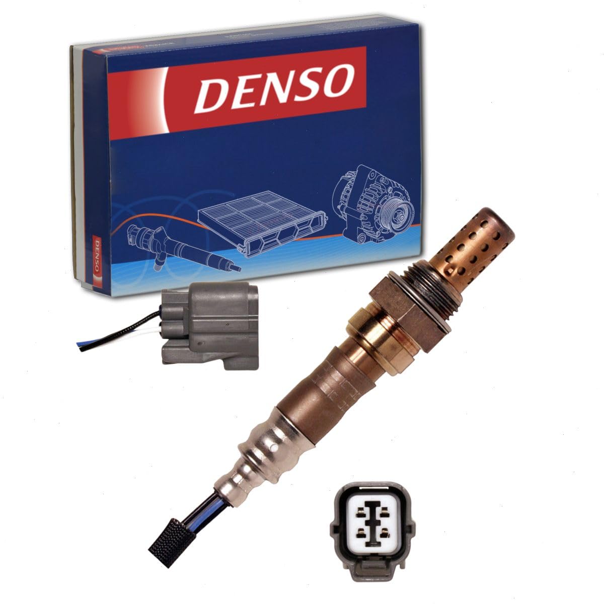 DENSO Downstream Oxygen Sensor compatible with Honda Civic 1.7L L4 2001-2005