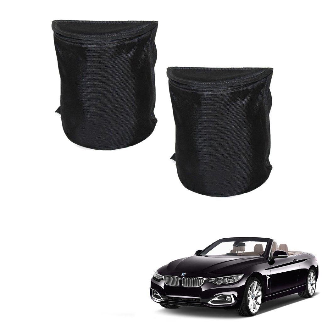 Kozdiko Semi Cylindrical Car Dustbin Set of 2 Pcs for BMW 4 Series