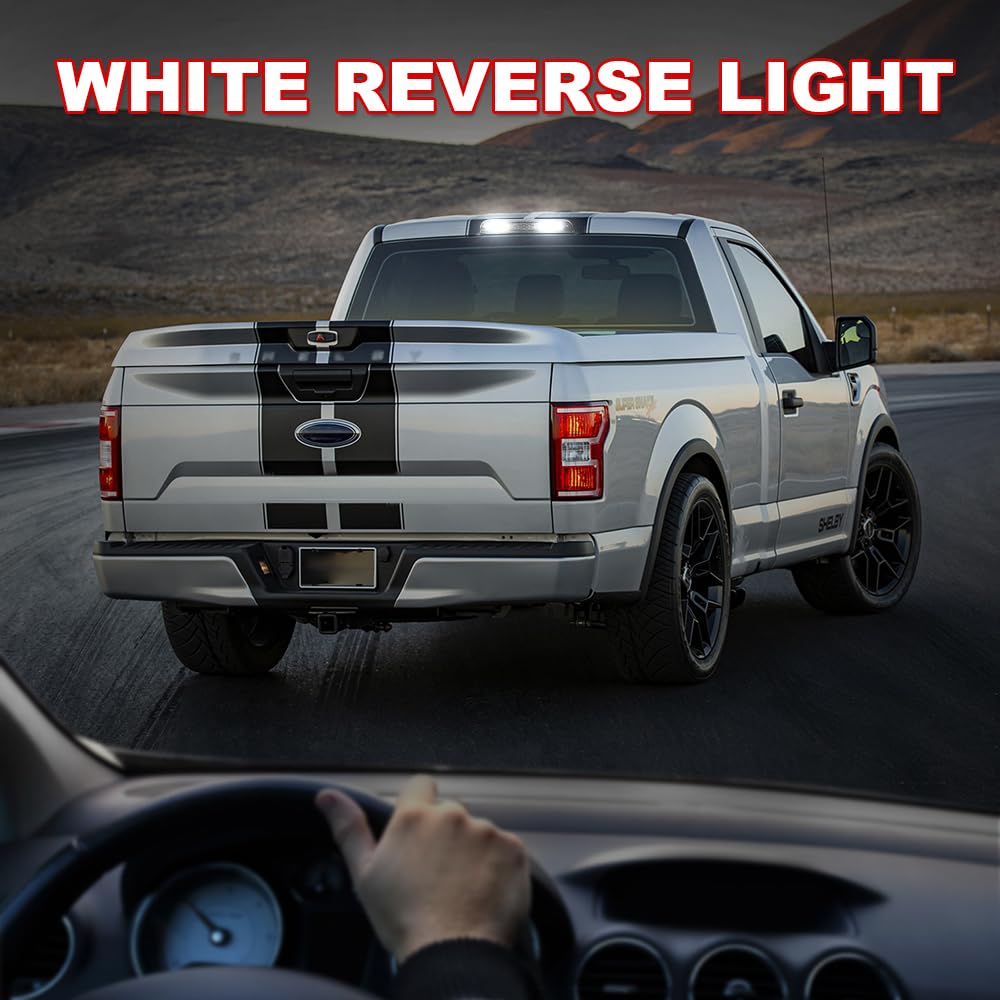 F250 Third Brake Light For Ford F350 F450 F550 1999-2015 Red Brake Light White Led Reverse Lights 3Rd Rear High Mount Stop Tail