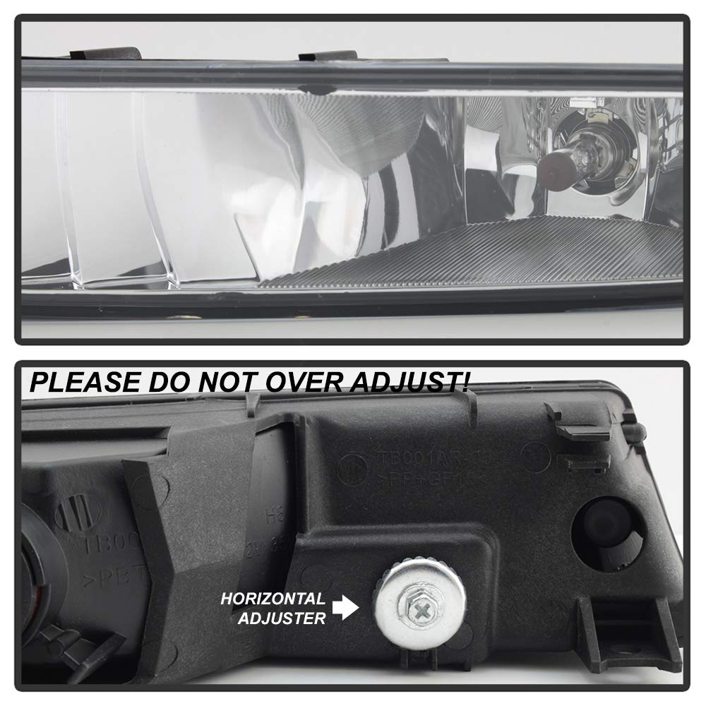 Acanii - For 2002-2003 Acura Tl Bumper Fog Lights Assembly Driving Lamps+Bulbs Aftermarket Pair Driver & Passenger Side