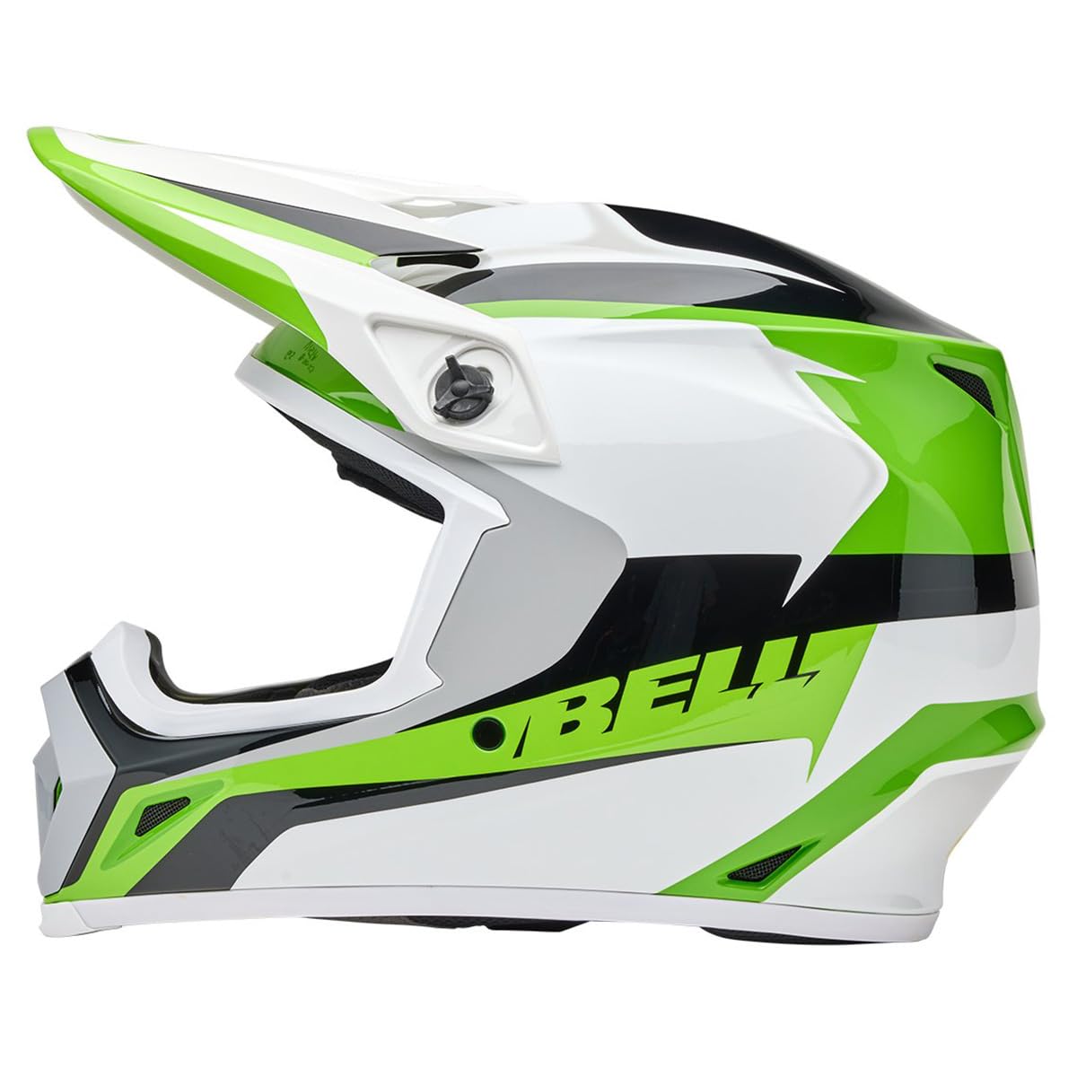 BELL MX-9 MIPS Dirt Helmet (Gloss Rift Green/White - 2X-Large)
