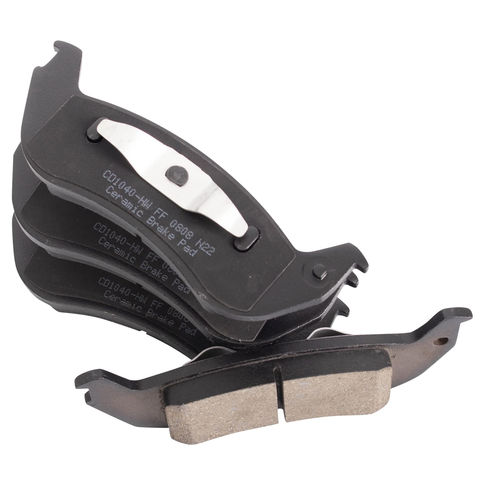 TRQ Rear Brake Pads Ceramic Compatible with 2005-2011 Ford Crown Victoria 2010-2011 Ranger Lincoln Town Car Mercury Grand Marqui