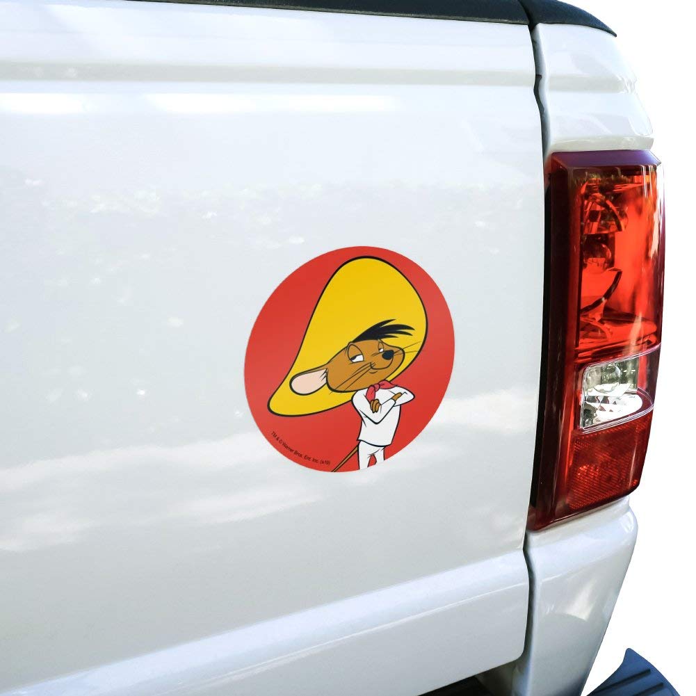 Looney Tunes Speedy Gonzales Automotive Car Window Locker Circle Bumper Sticker