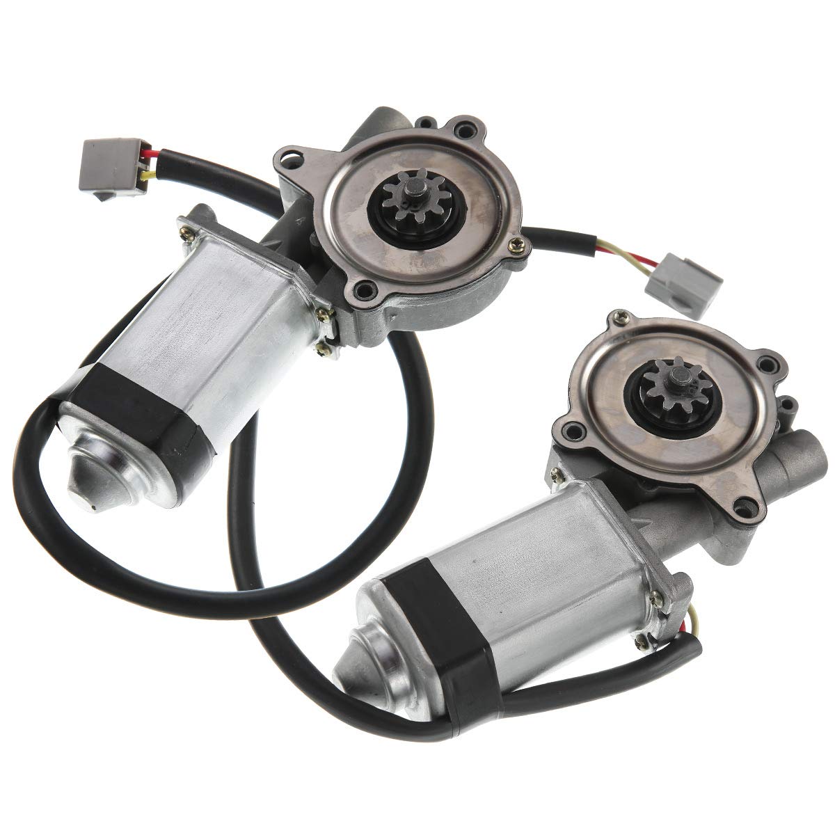 Set of 2 Driver and Passenger Power Window Motor Replacement for Ford F-150 F-250 F-350 Lincoln Mark VIII Mercury Cougar