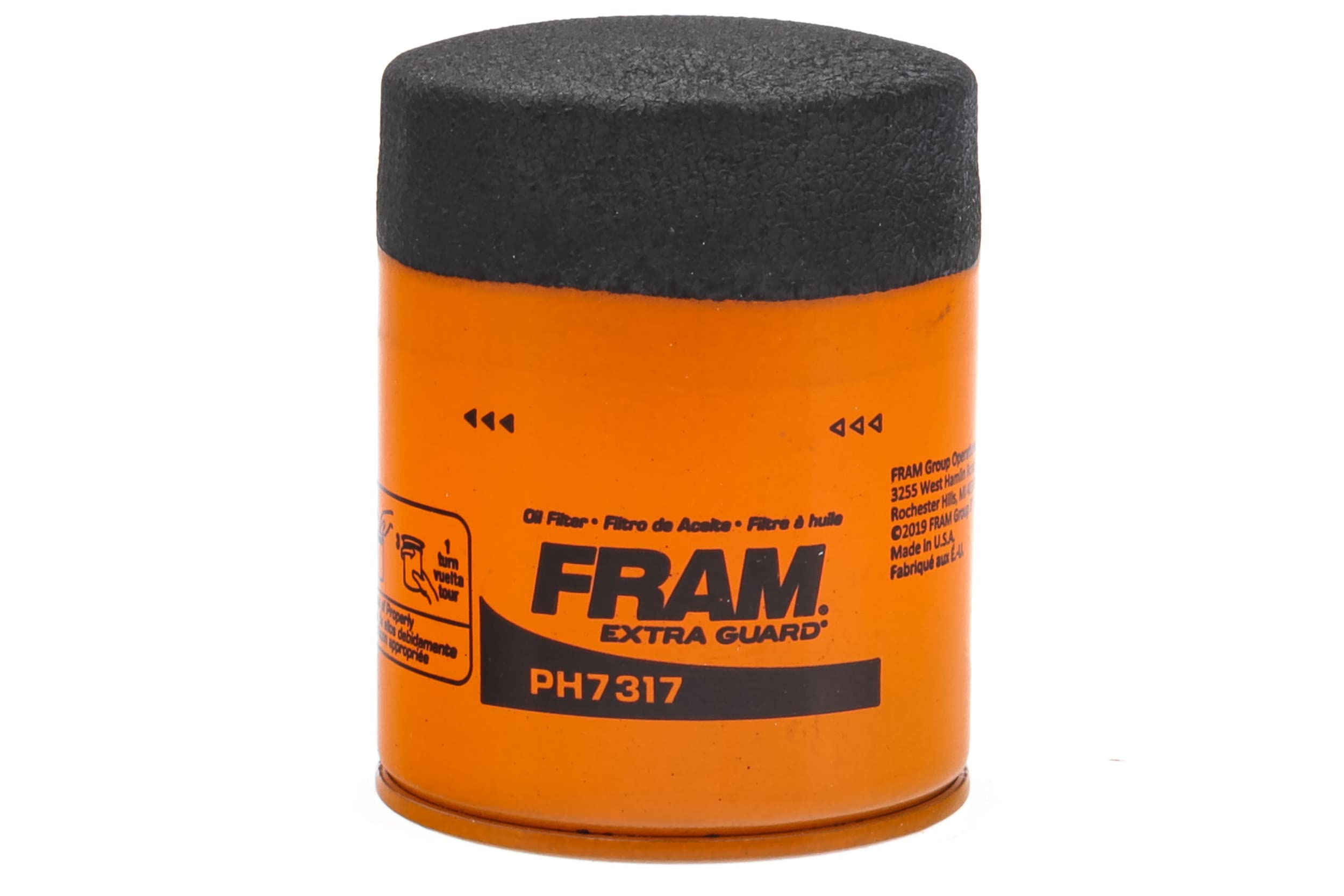 Fram PH7317 Extra Guard Spin-On Oil Filter - Pack of 2, Durable Resin Construction, Ideal for Passenger Cars