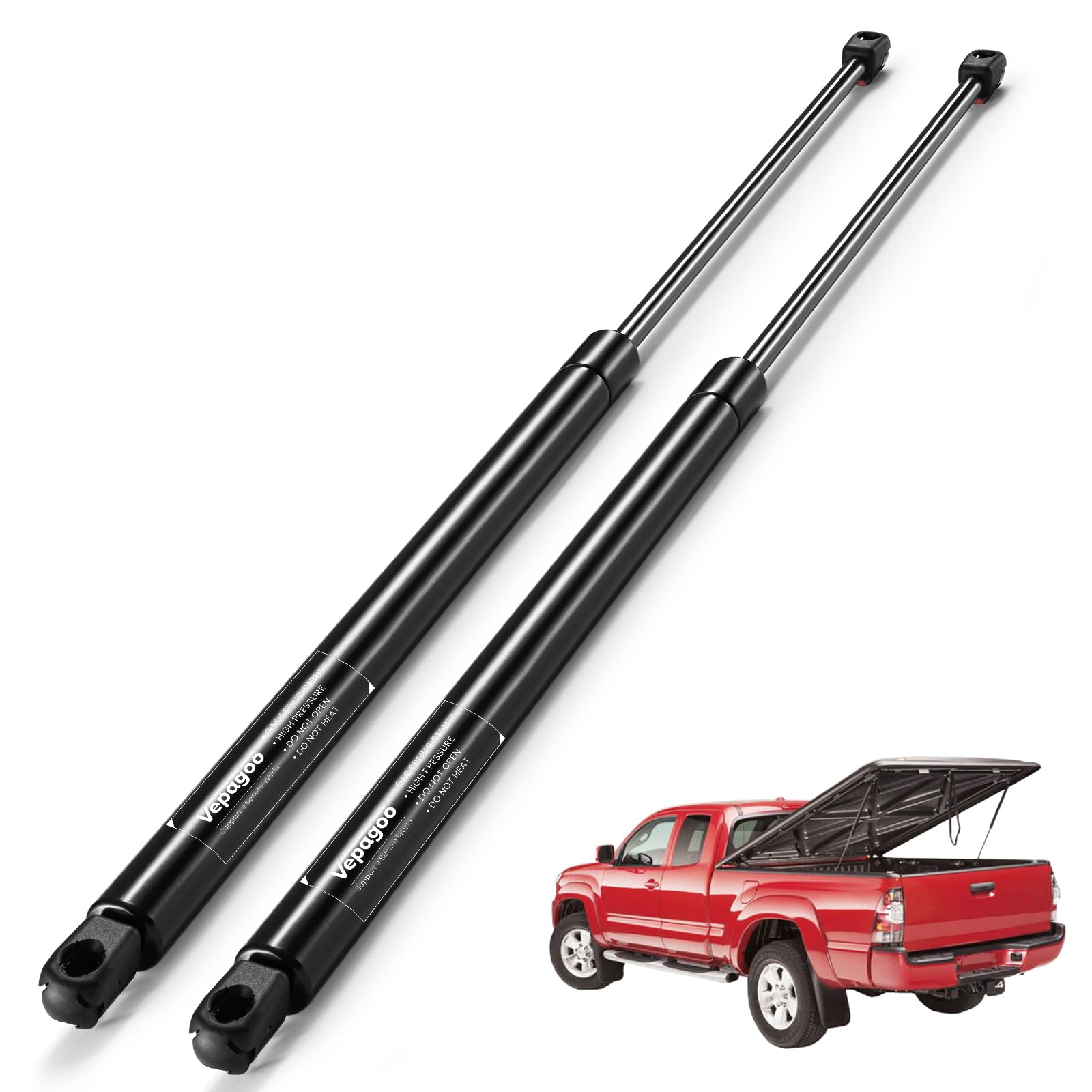 Vepagoo 27Inch 40Lb/178N Gas Strut Shock Lift Support Replacement For Truck Bed Cover Undercover Topper Pickup Tonneau Cover And