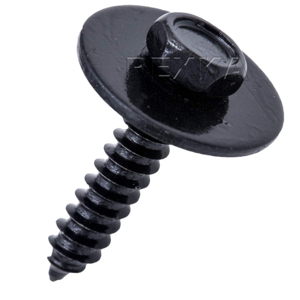 Rexka 50pcs M4.2-1.41 x 20mm Hex Head Tapping Screw for GM Jeep Wrangler 1640810 11500434 11503892