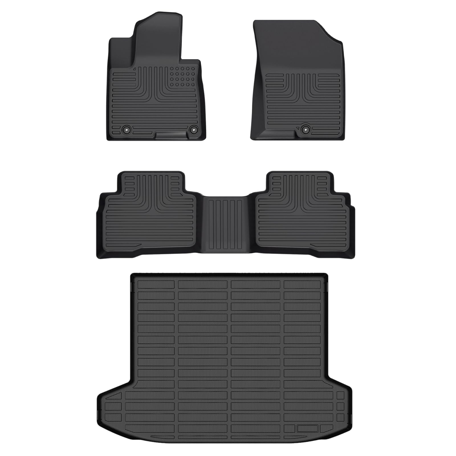 Norand-for Hyundai Tucson Hybrid Floor Mats 2022 2023 2024 2025 All Weather Cargo Liner Car Accessories