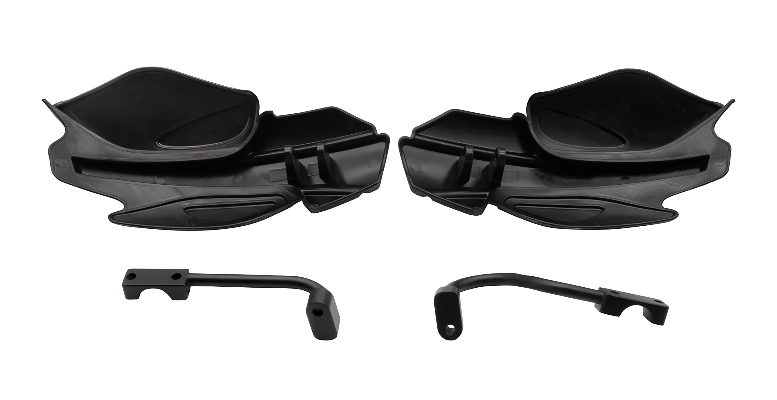 Sautvs Handguards With Mount Brackets Kit For Polaris Sportsman Scrambler 400 450 570 850 Xp 1000 2007-2024 Black Hand Guards Pr