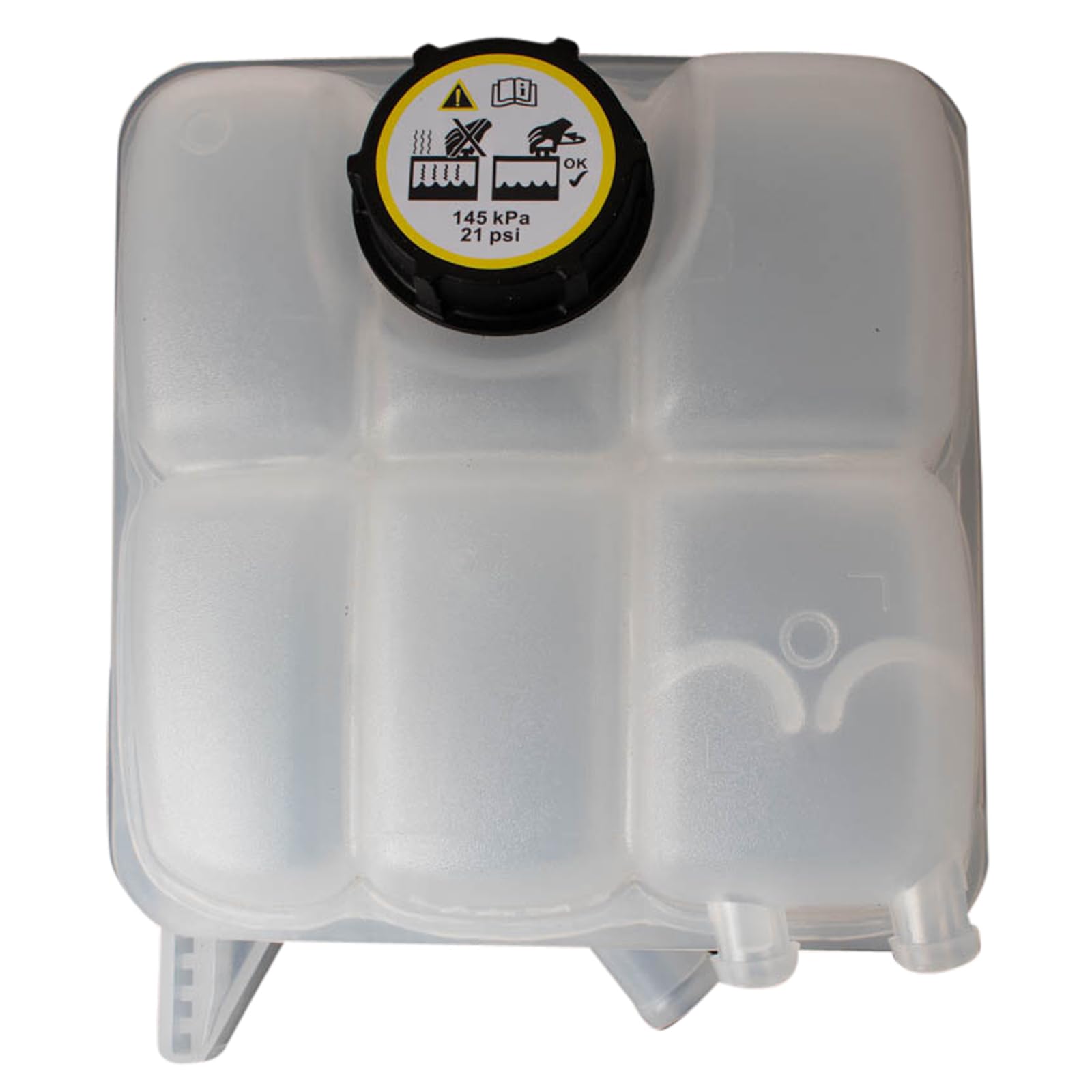 Trq Front Radiator Coolant Reservoir Expansion Tank Overflow Bottle Compatible With 2013-2018 Ford C-Max 2013-2016 Escape 2012-2