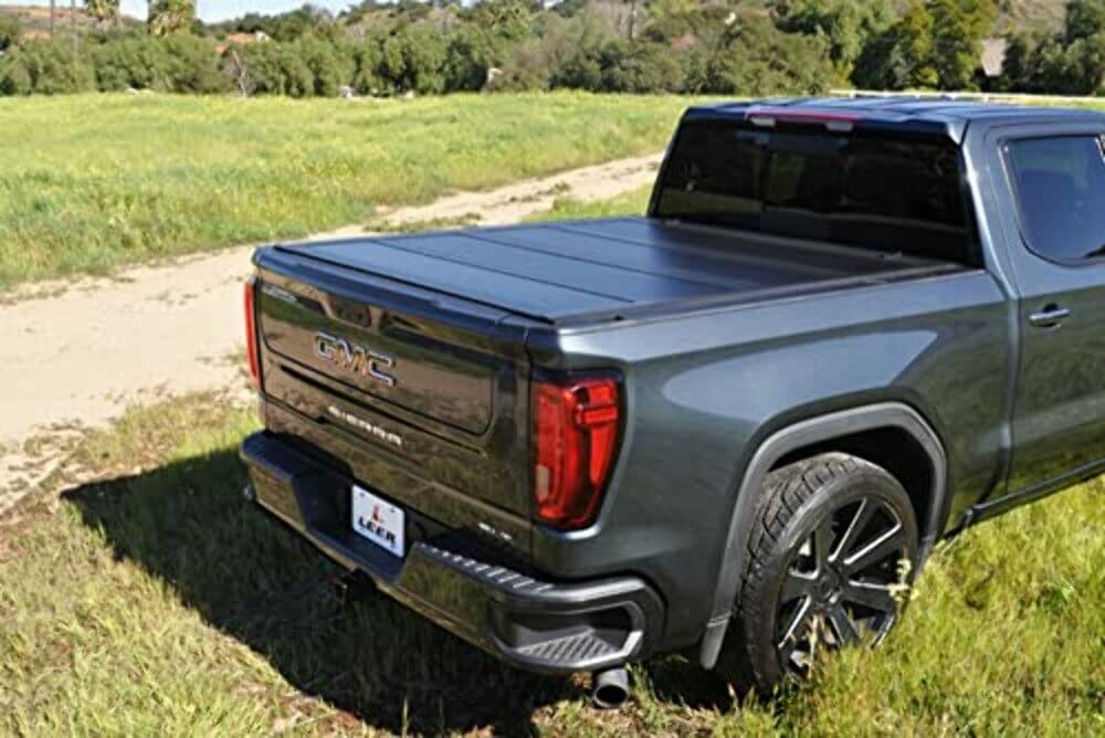 Leer Hf650M Quad-Folding Truck Bed Tonneau Cover, Fits Chevy Colorado And Gmc Canyon, Years 2015-2024, 5'2 Truck Bed, Black