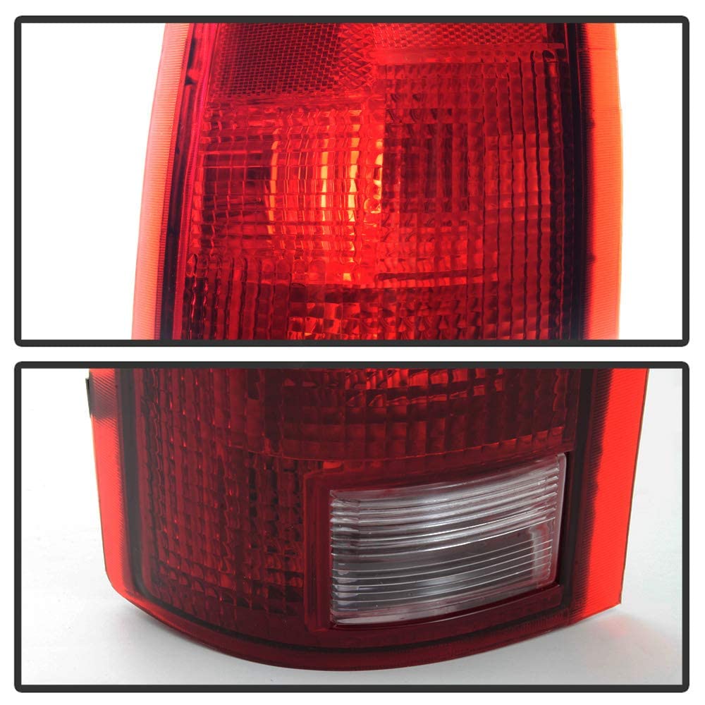 Acanii - For 1988-1998 Chevy/Gmc C10 C/K 1500 2500 3500 Silverado Yukon Suburban Tahoe Tail Lights Lamps W/Circuit Board