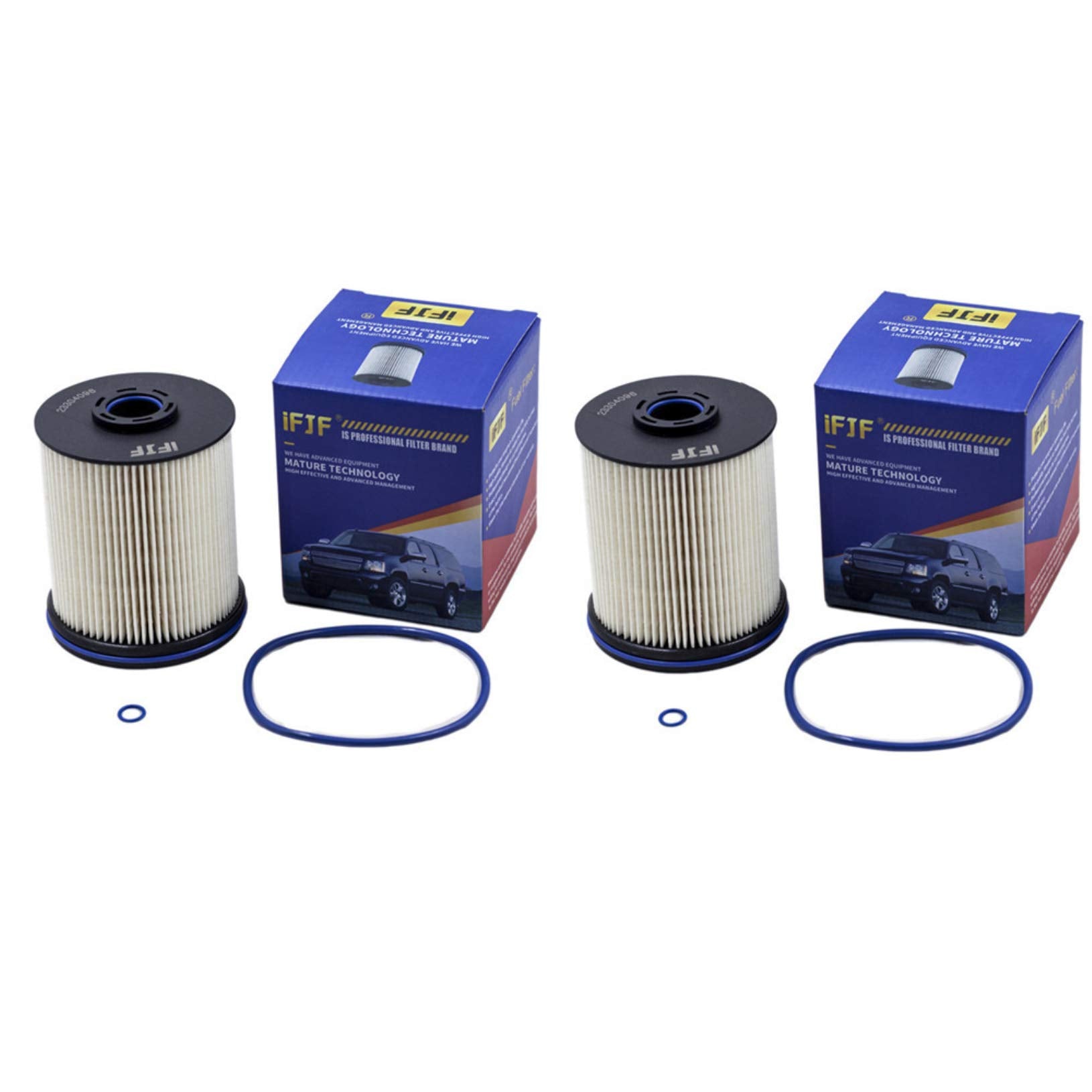 iFJF TP1015 Fuel Filter 5 Micron Replacement for 2021-2024 Cadillac 3.0L L5P Duramax 2017-2024 Chevy Silverado/GMC 6.6L Sierra 2
