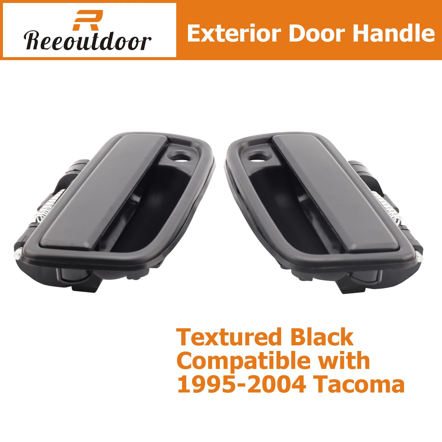 Reeoutdoor Exterior Door Handle With Key Hole Compatible With 1995-2004 Tacoma, Replaces# 69220-35020, 69210-35020 Outside Door