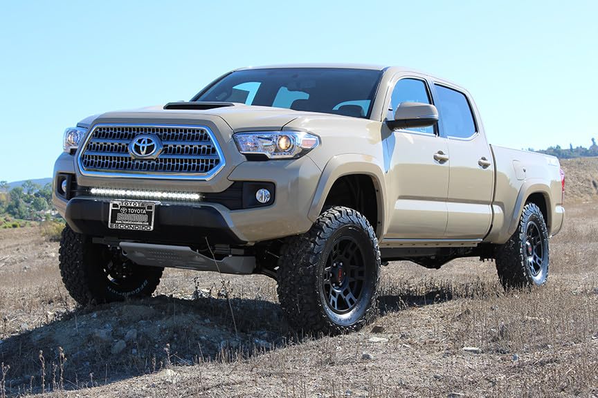 Baja Designs S8 30-Inch Led Bar Bumper Light Kit For Toyota Tacoma 2016-21 Truck (Driving/Combo; Clear)