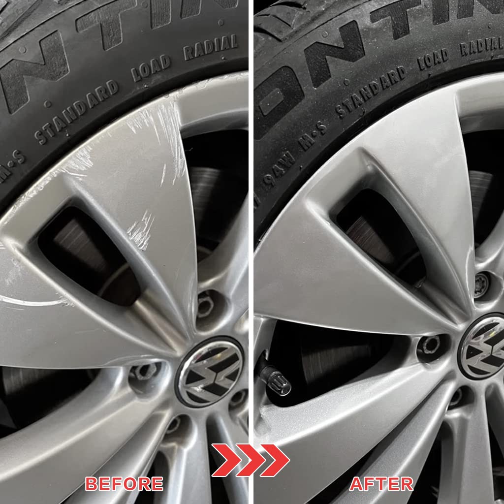 SMAPHY Silver Rim Touch Up Paint - Medium Silver Wheel Repair Paint for Cars