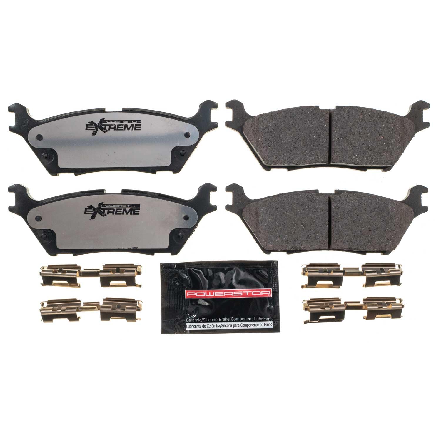 Power Stop Z36-1790 Rear Z36 Truck and Tow Carbon-Fiber Ceramic Brake Pads For 2018-2021 Ford Expedition | 2015-2020 Ford F-150