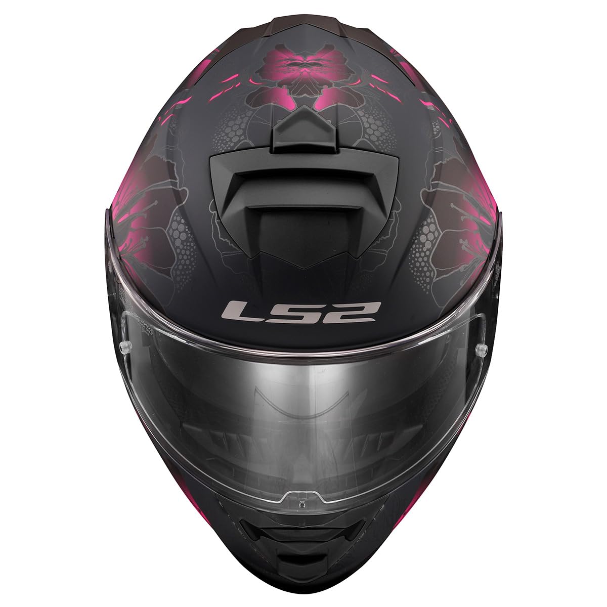LS2 Helmets Assault Full Face Motorcycle Helmet, X-Large, Burst Matte Black/Purple, Kinetic Polymer Alloy, Model 800-1295