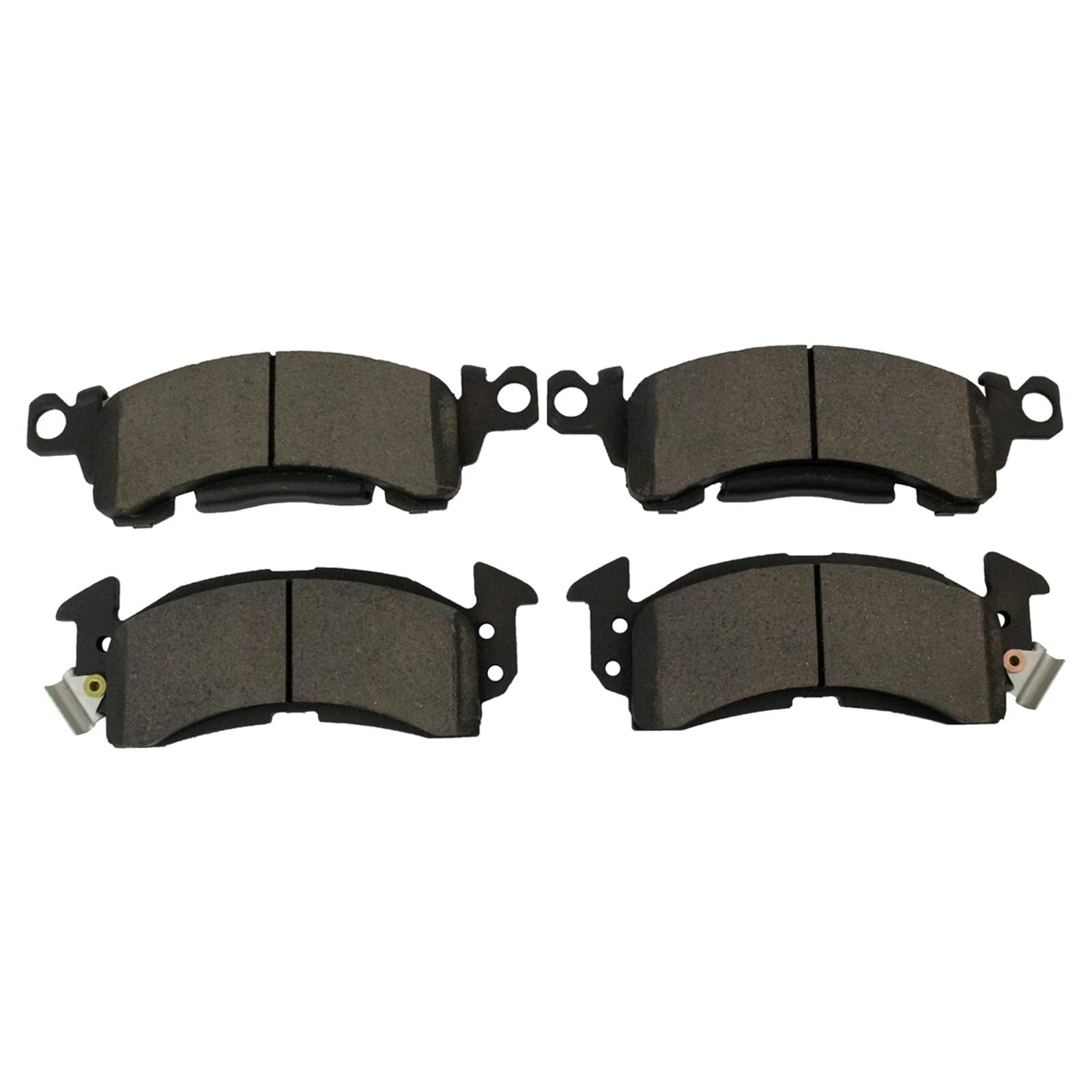 TRQ Front Posi Ceramic Brake Pad Kit Set for Chevy GMC Pickup Truck Full Size