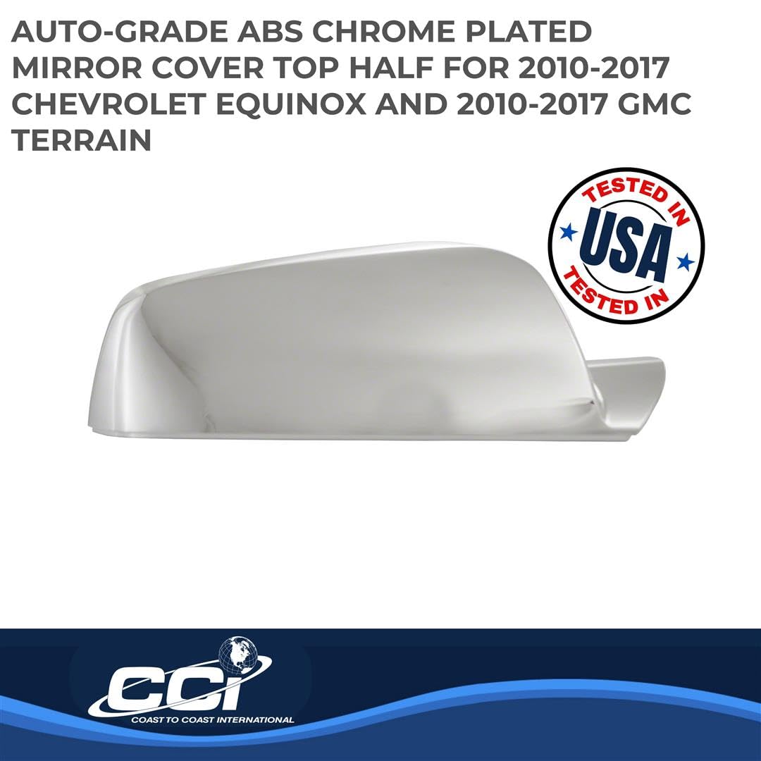 Coast To Coast International Chrome Mirror Covers, Set Of 2, Compatible With Chevrolet/Gmc- Ccimc67467R