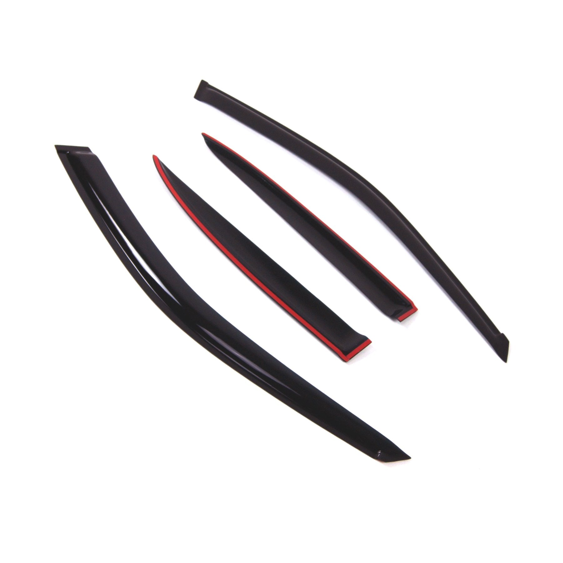Car Window Rain Guard | Outside Mount Visors Auto Side Window Deflectors | Windows Visor Rain Shields Compatible With 2001-2005