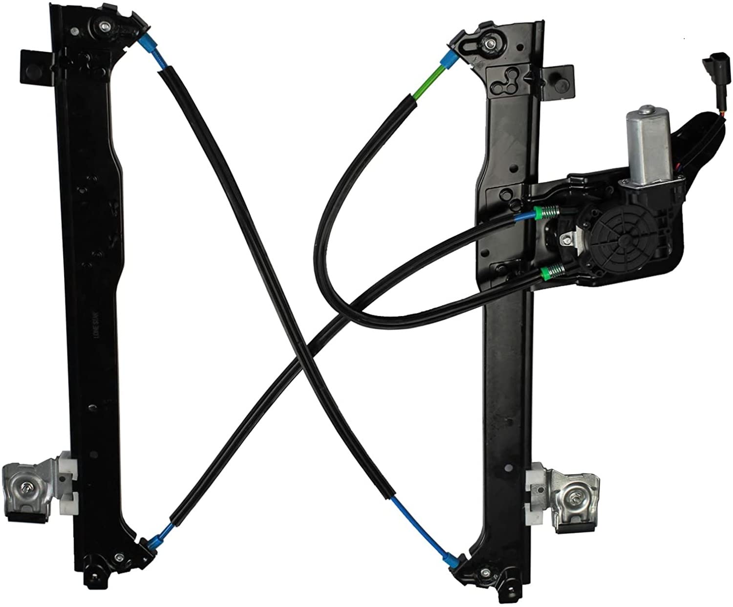LAFORMO Power Window Regulator with Motor Assembly - Rear Passenger Side (RH) for Silverado, Suburban, Avalanche, Escalade, Yukon XL/Sierra 00-06