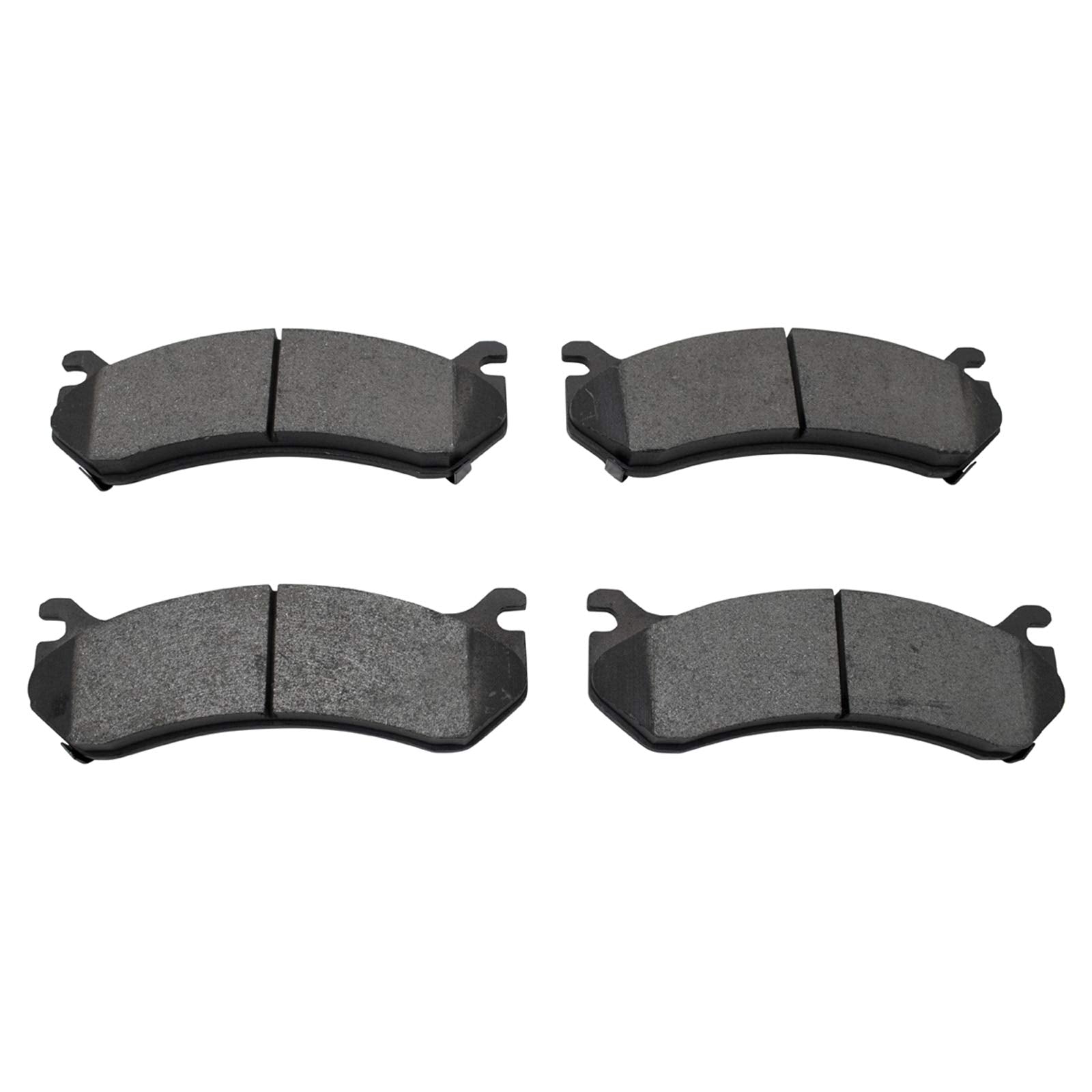 TRQ Premium Posi Ceramic Disc Brake Pad Kit for Chevy Cadillac GMC Truck